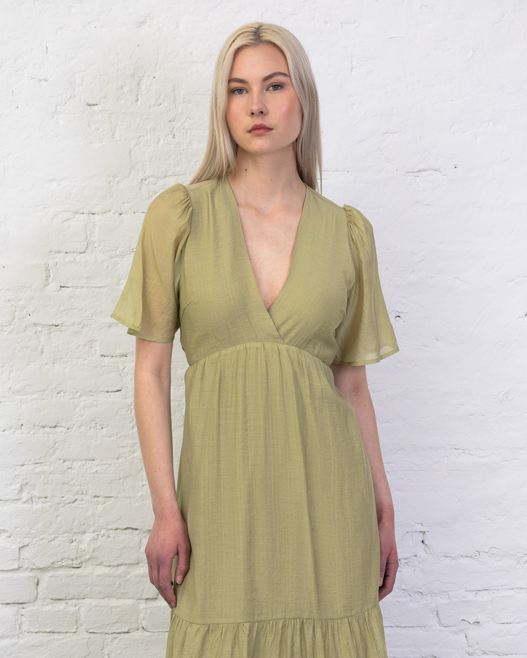 Luftiges Sommerkleid mit Seidenanteil