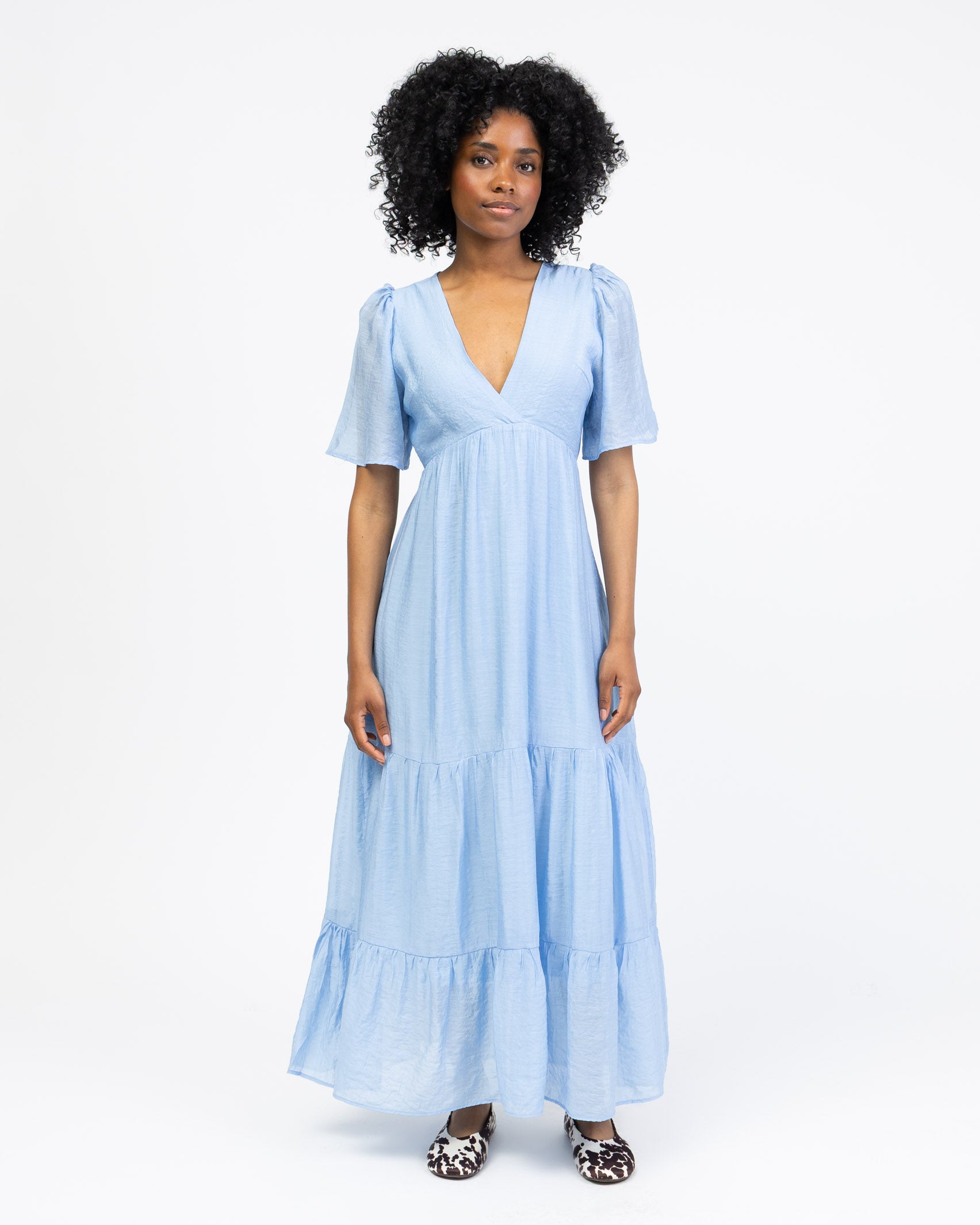 Luftiges Sommerkleid mit Seidenanteil