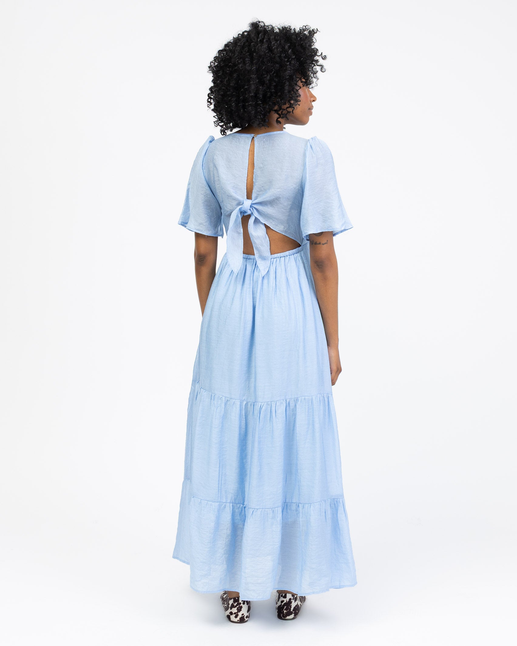 Luftiges Sommerkleid mit Seidenanteil