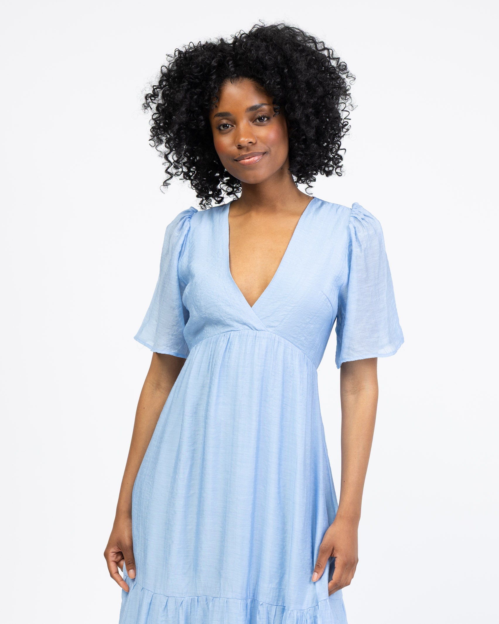 Luftiges Sommerkleid mit Seidenanteil