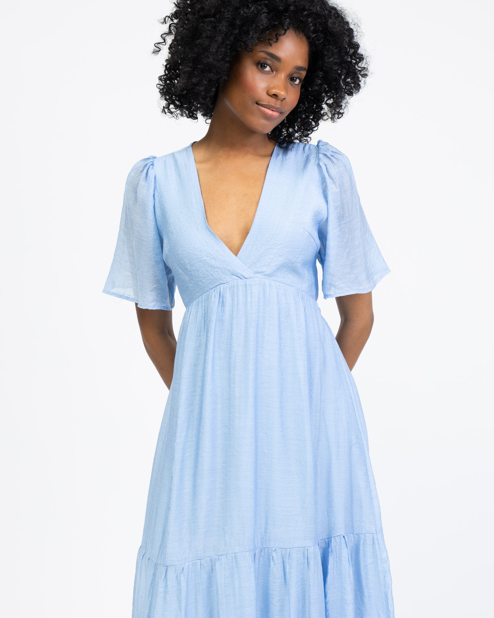 Luftiges Sommerkleid mit Seidenanteil