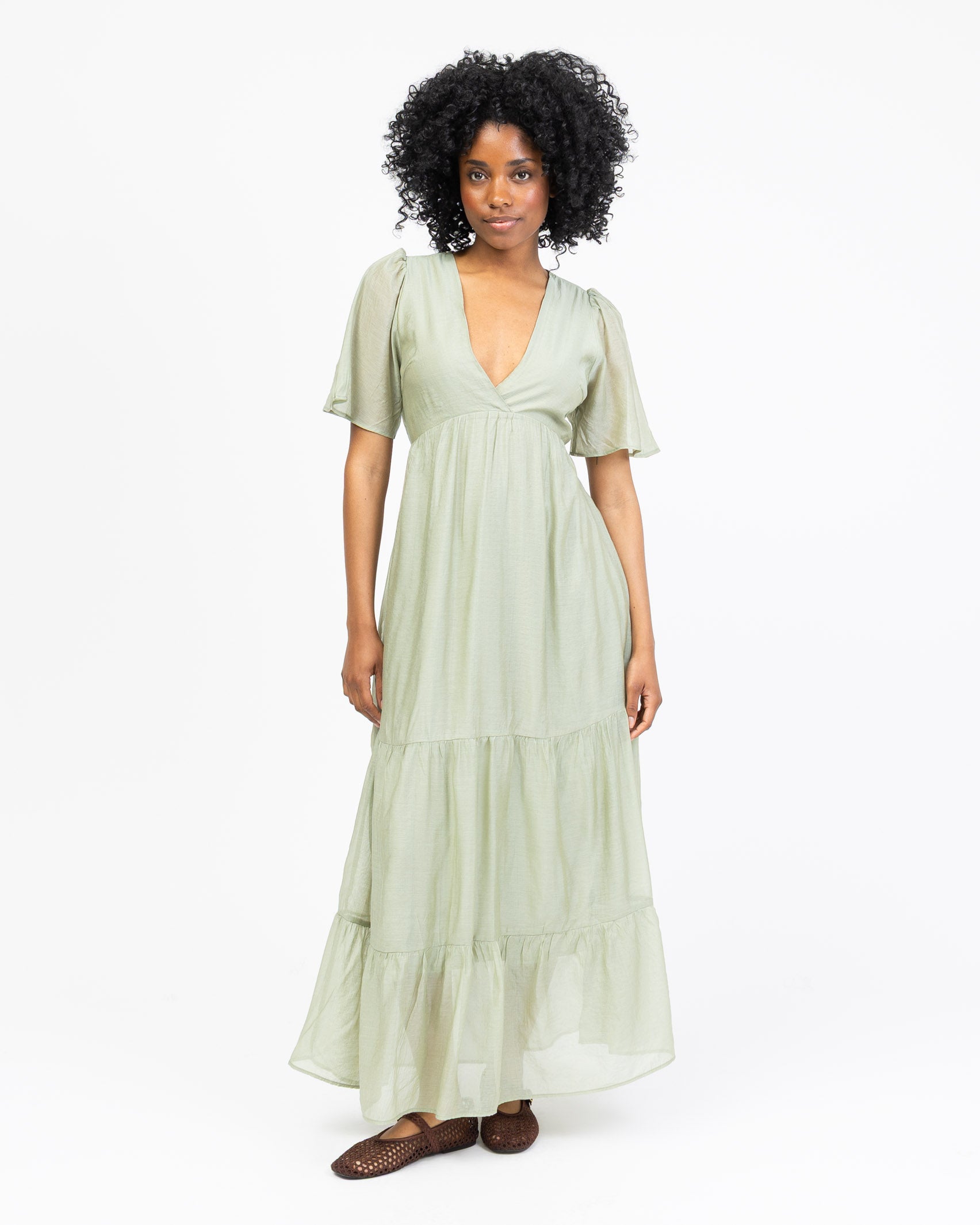 Luftiges Sommerkleid mit Seidenanteil