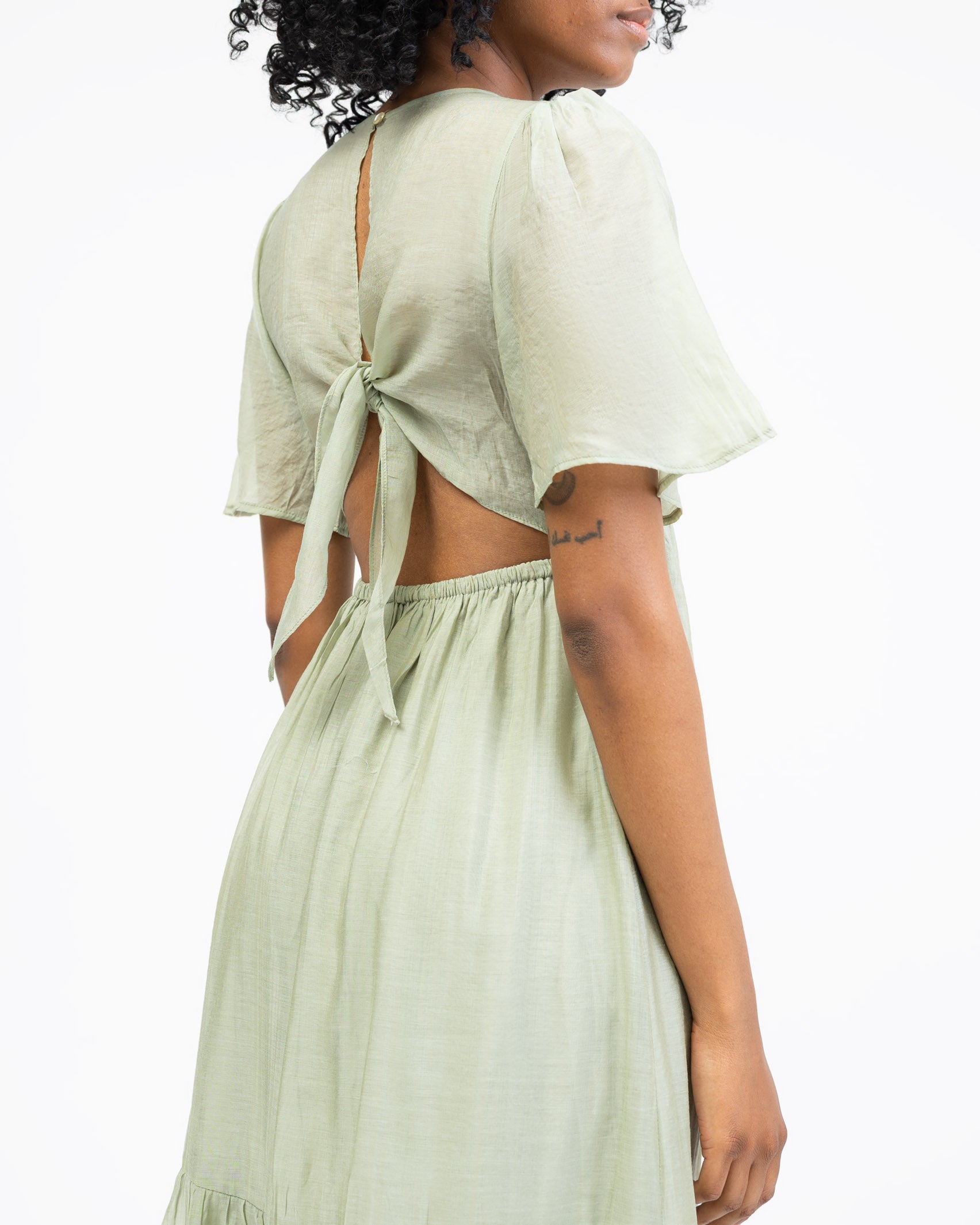 Luftiges Sommerkleid mit Seidenanteil