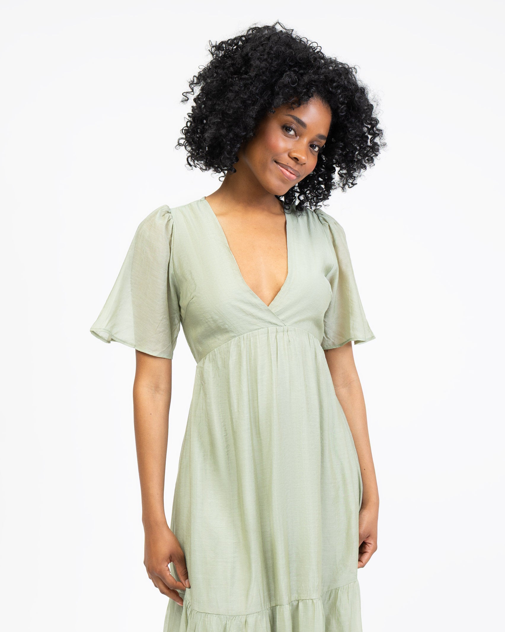 Luftiges Sommerkleid mit Seidenanteil