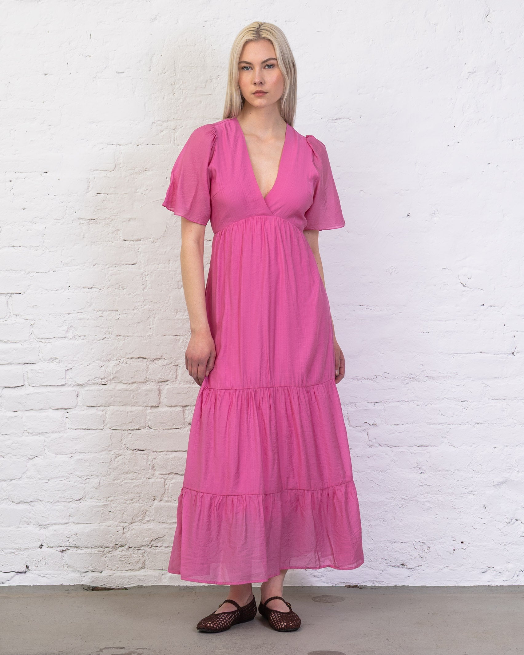 Luftiges Sommerkleid mit Seidenanteil