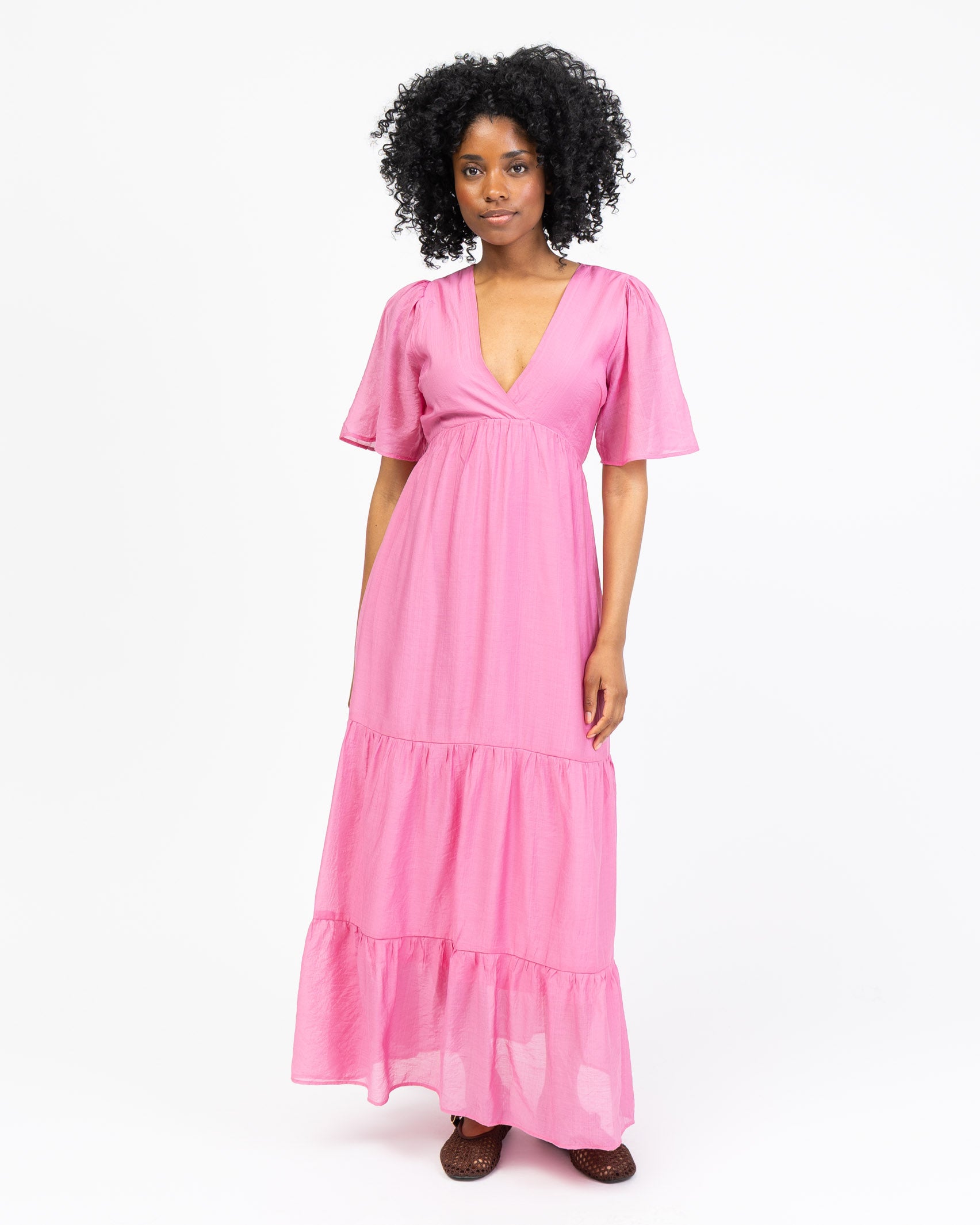 Luftiges Sommerkleid mit Seidenanteil