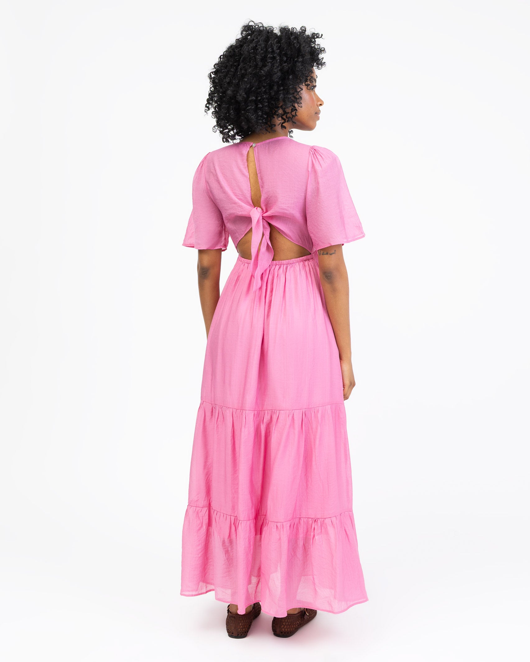 Luftiges Sommerkleid mit Seidenanteil