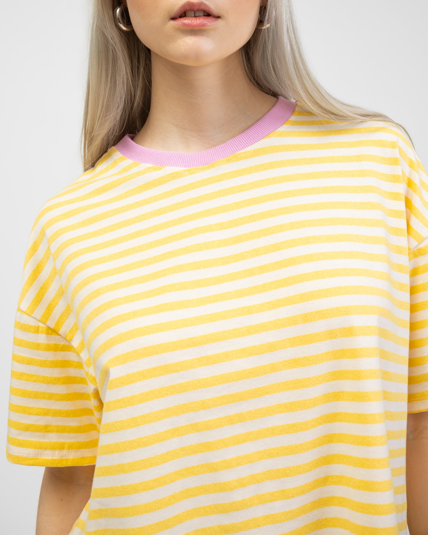 Gestreiftes Oversize Shirt