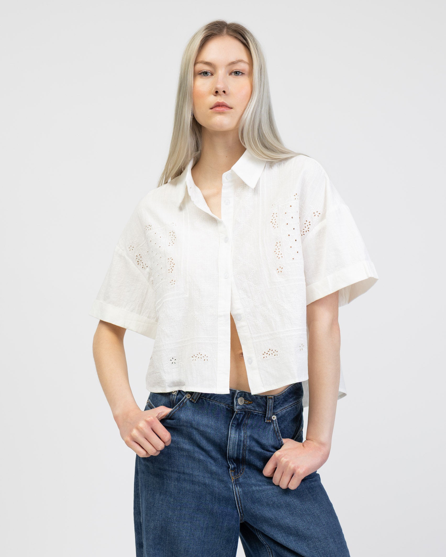 Luftige Bluse im Boho Stil
