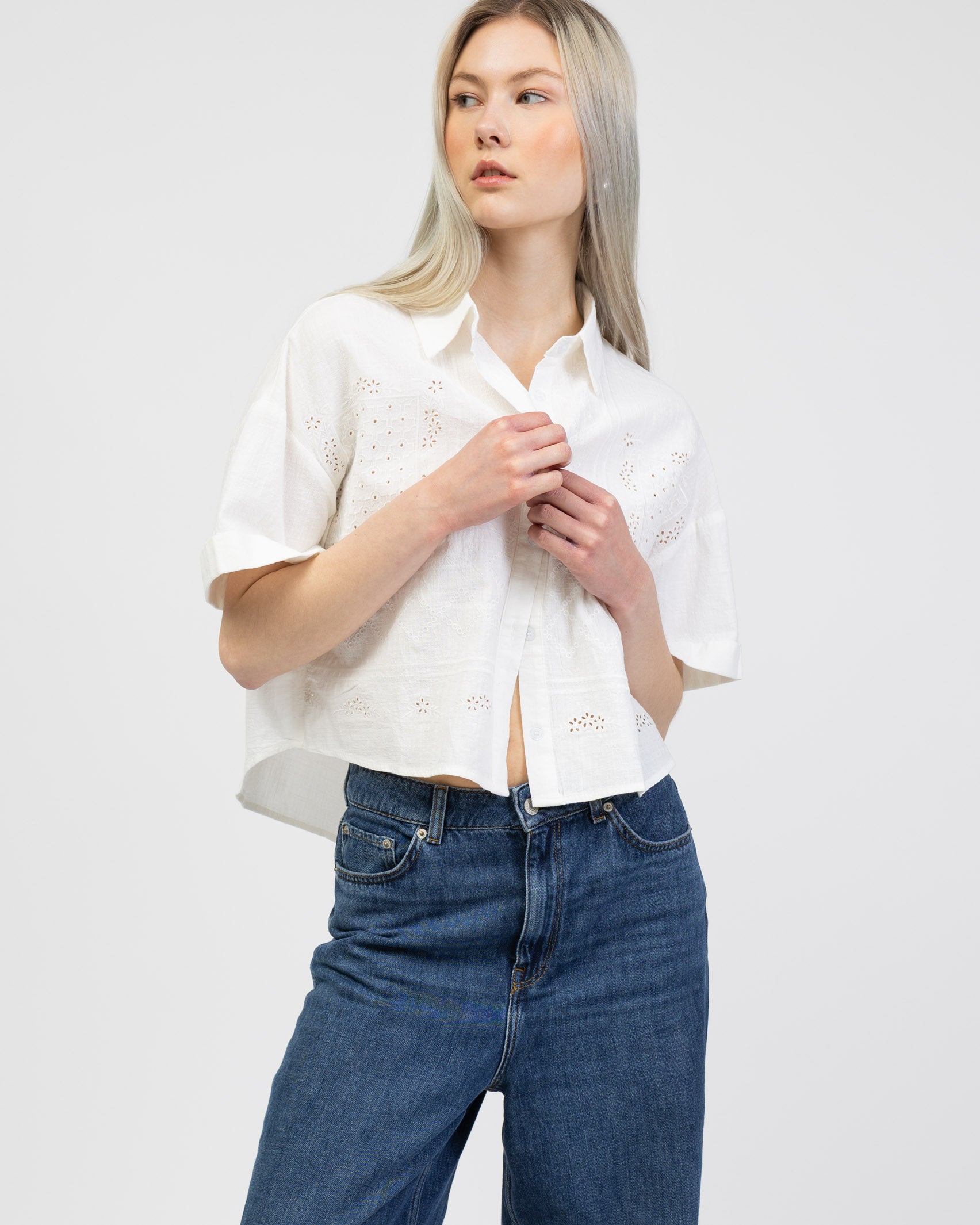 Luftige Bluse im Boho Stil