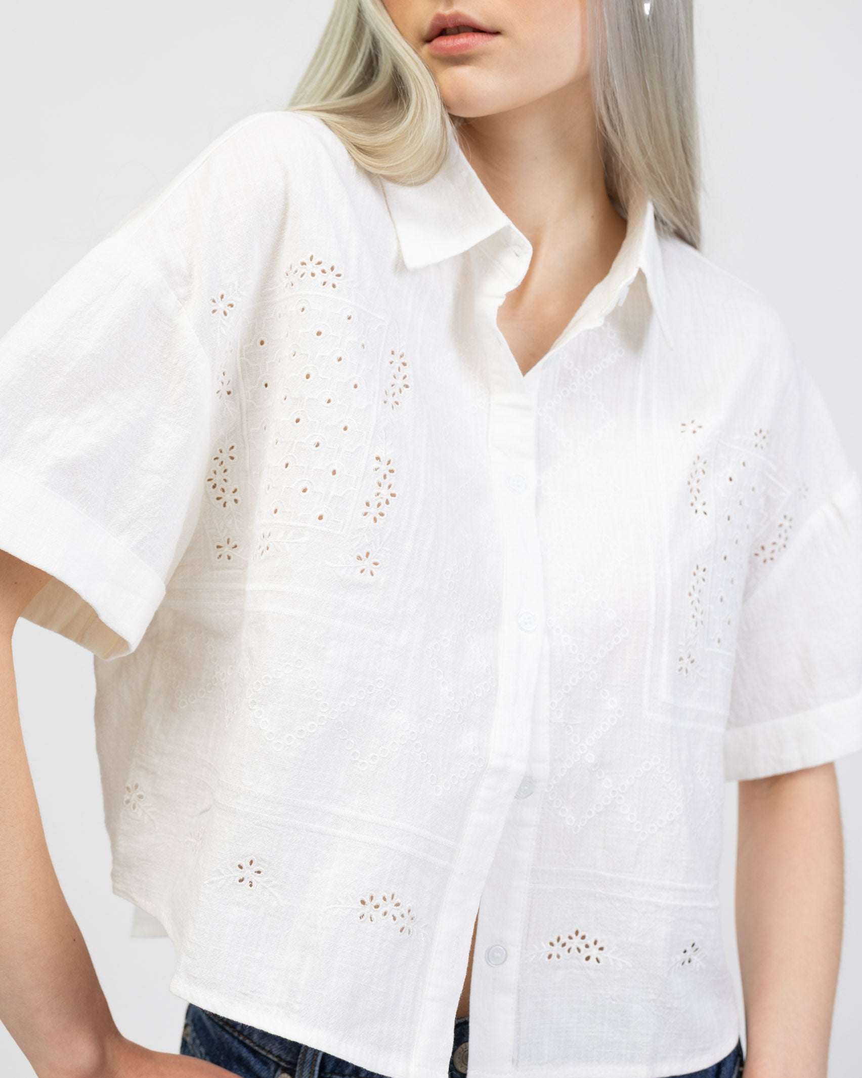 Luftige Bluse im Boho Stil