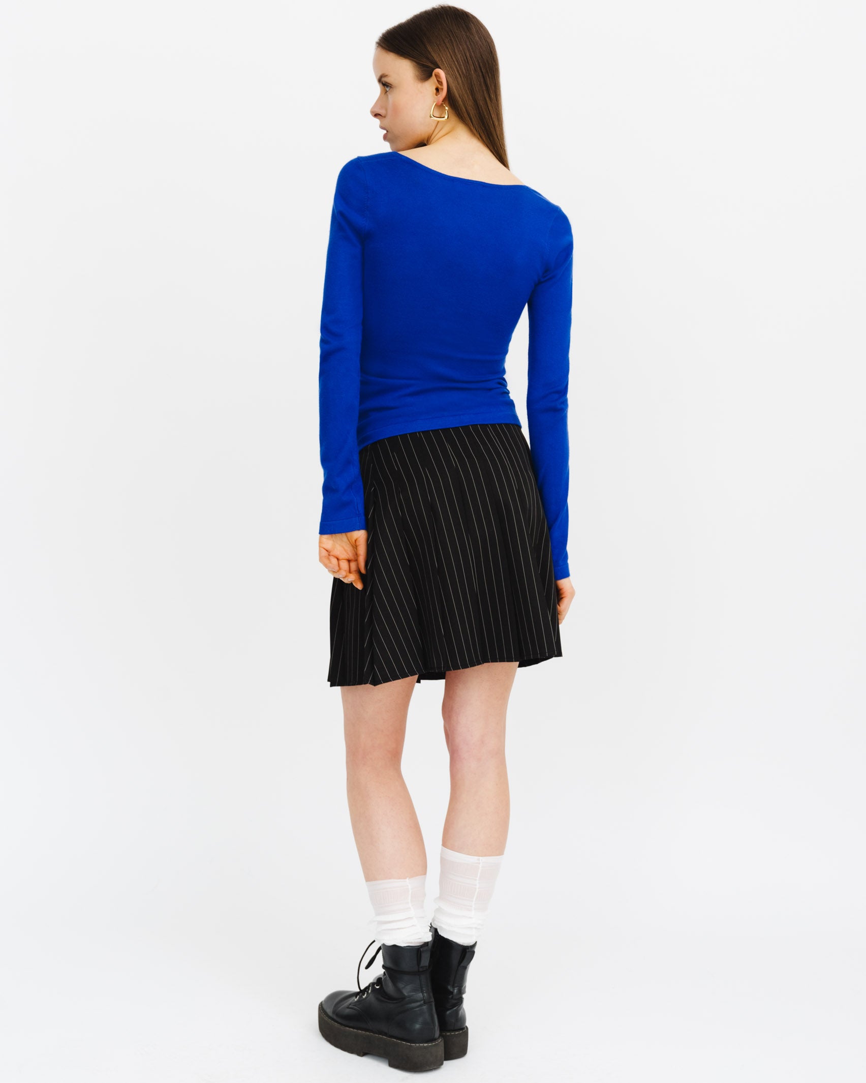 Langarmshirt mit Knoten Detail - Broke + Schön