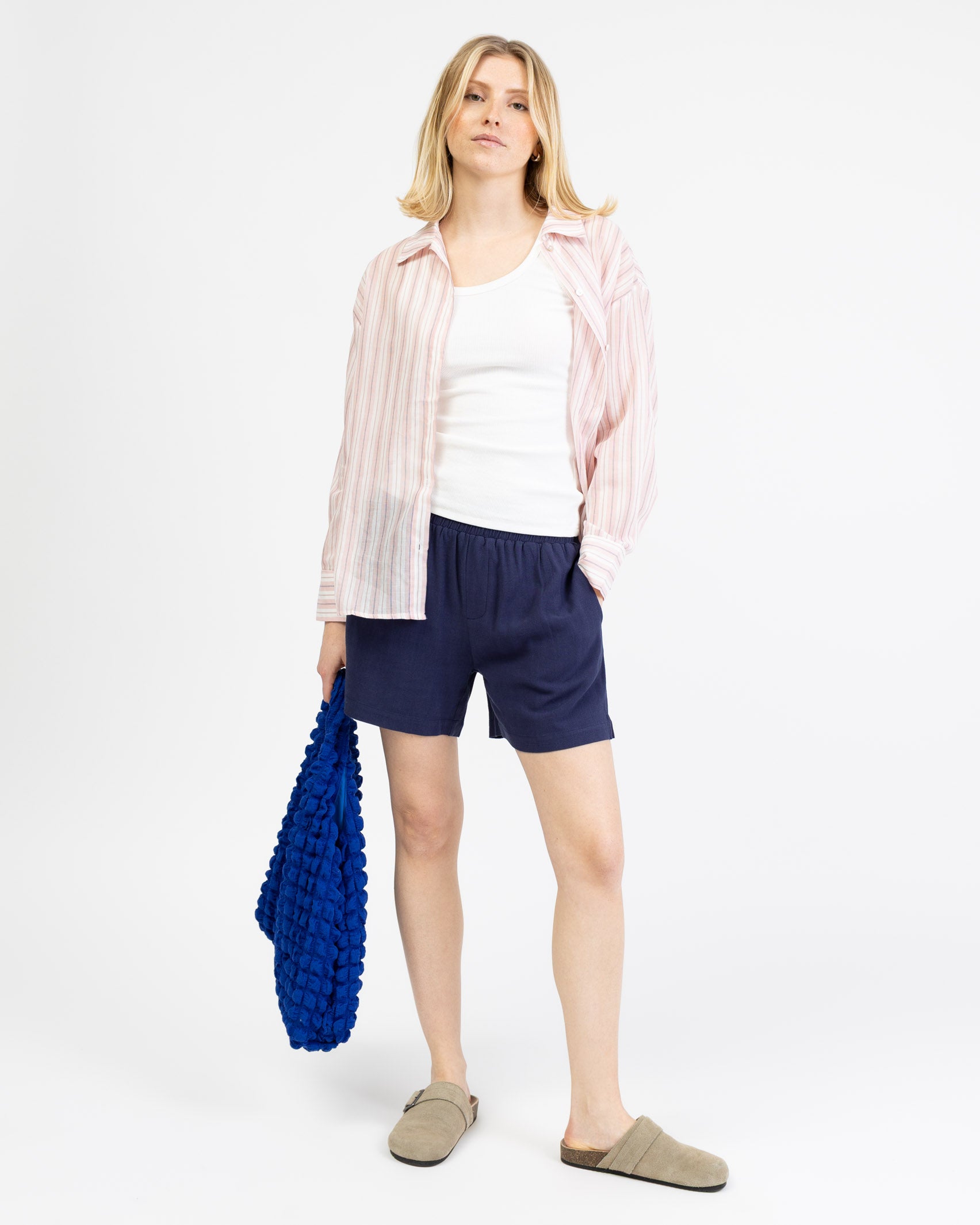 Leichte Bluse mit Streifen