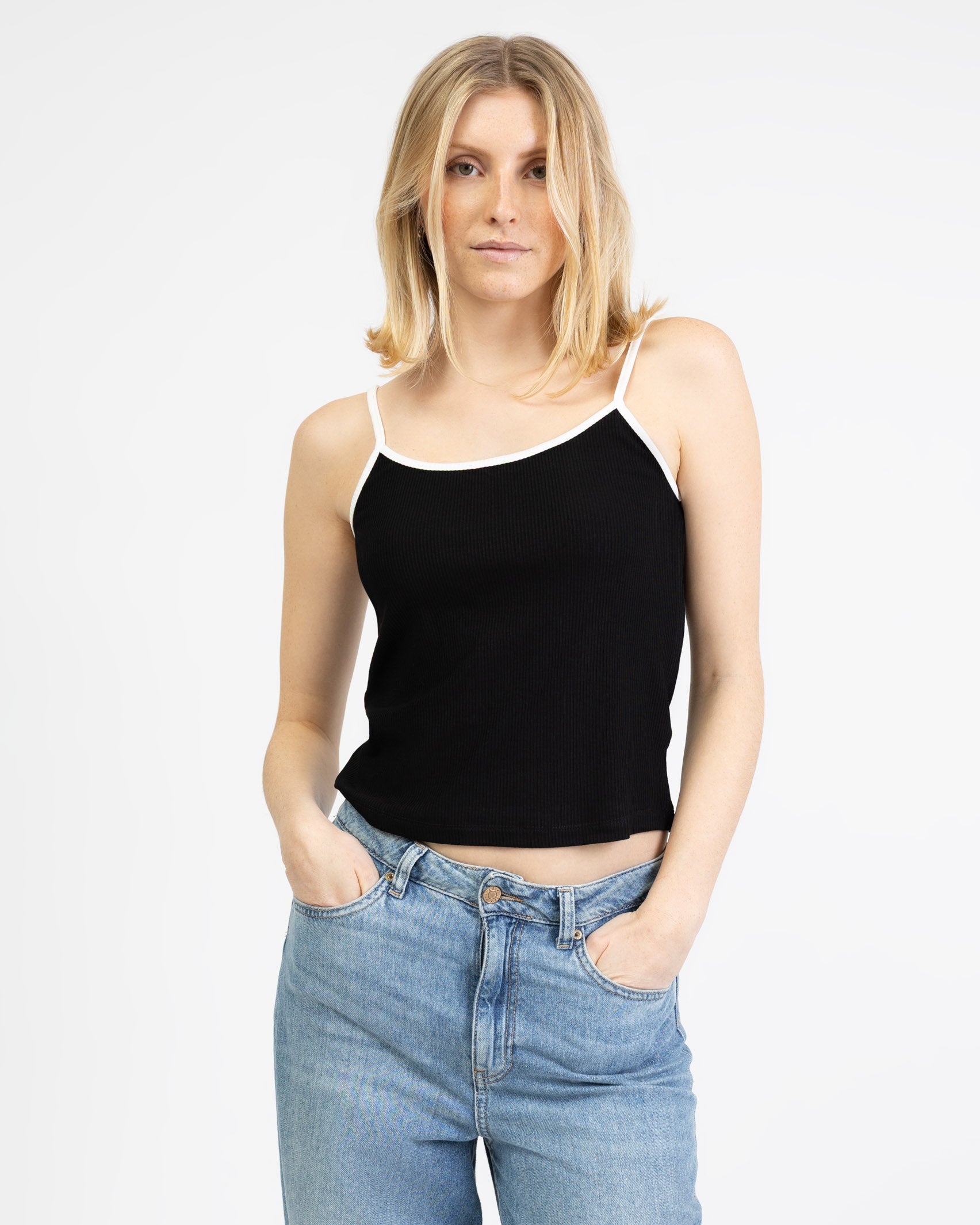 Zweifarbiges Tanktop