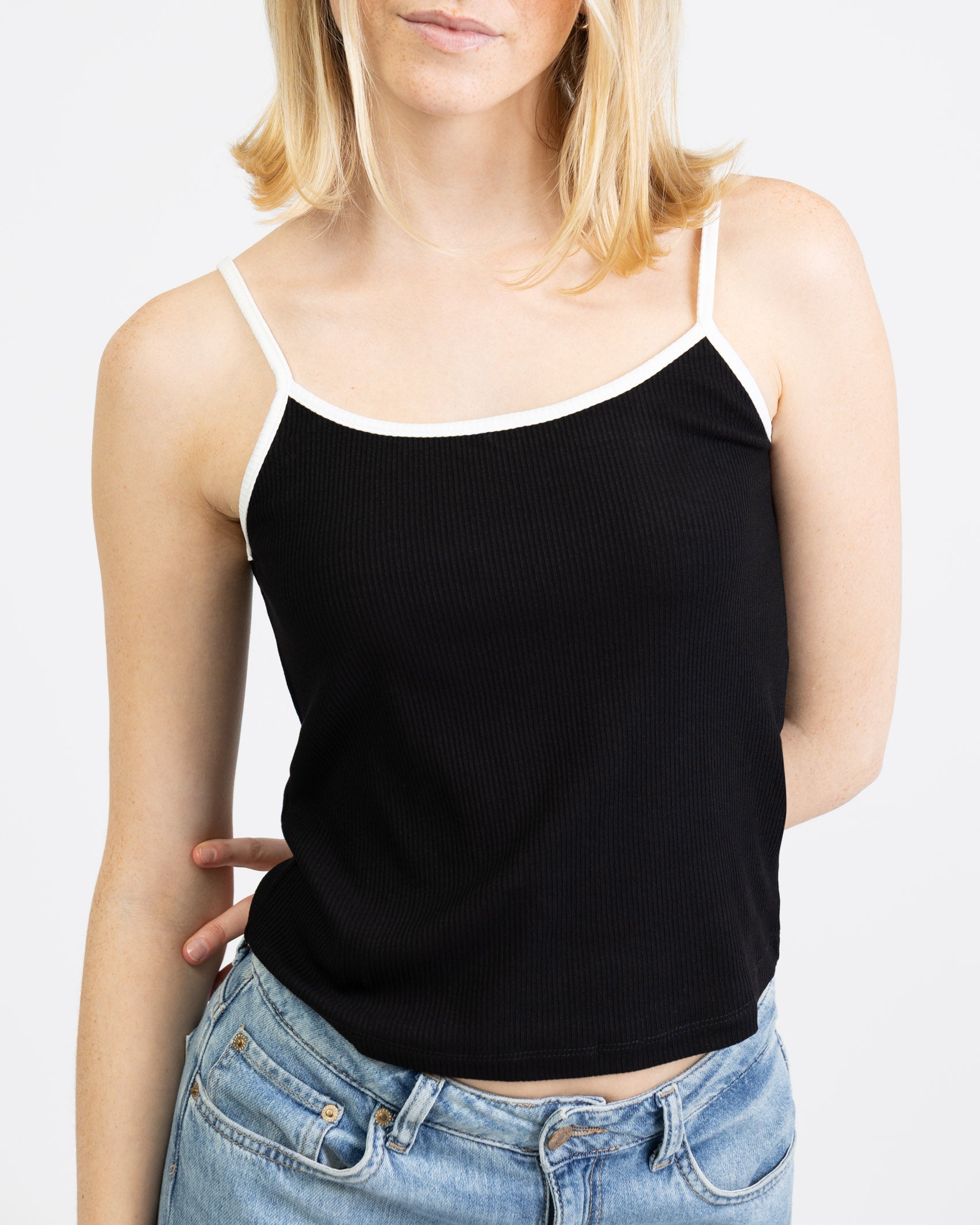 Zweifarbiges Tanktop