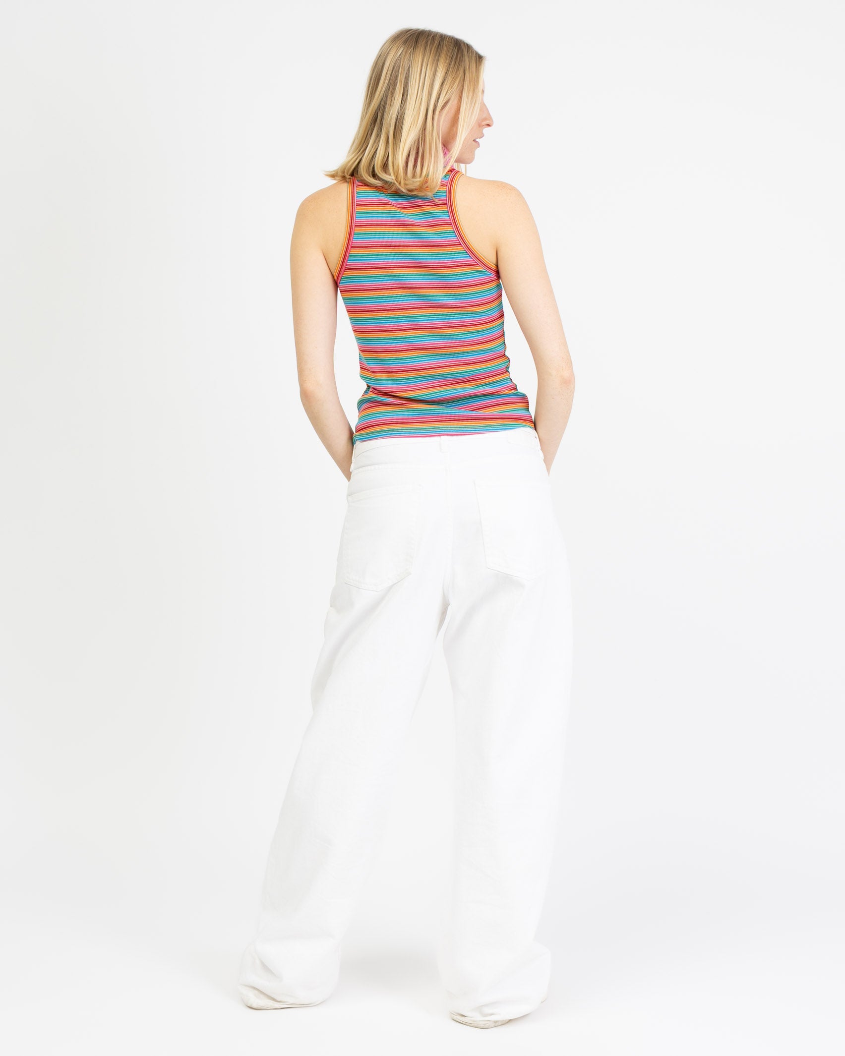 Tanktop mit bunten Streifen