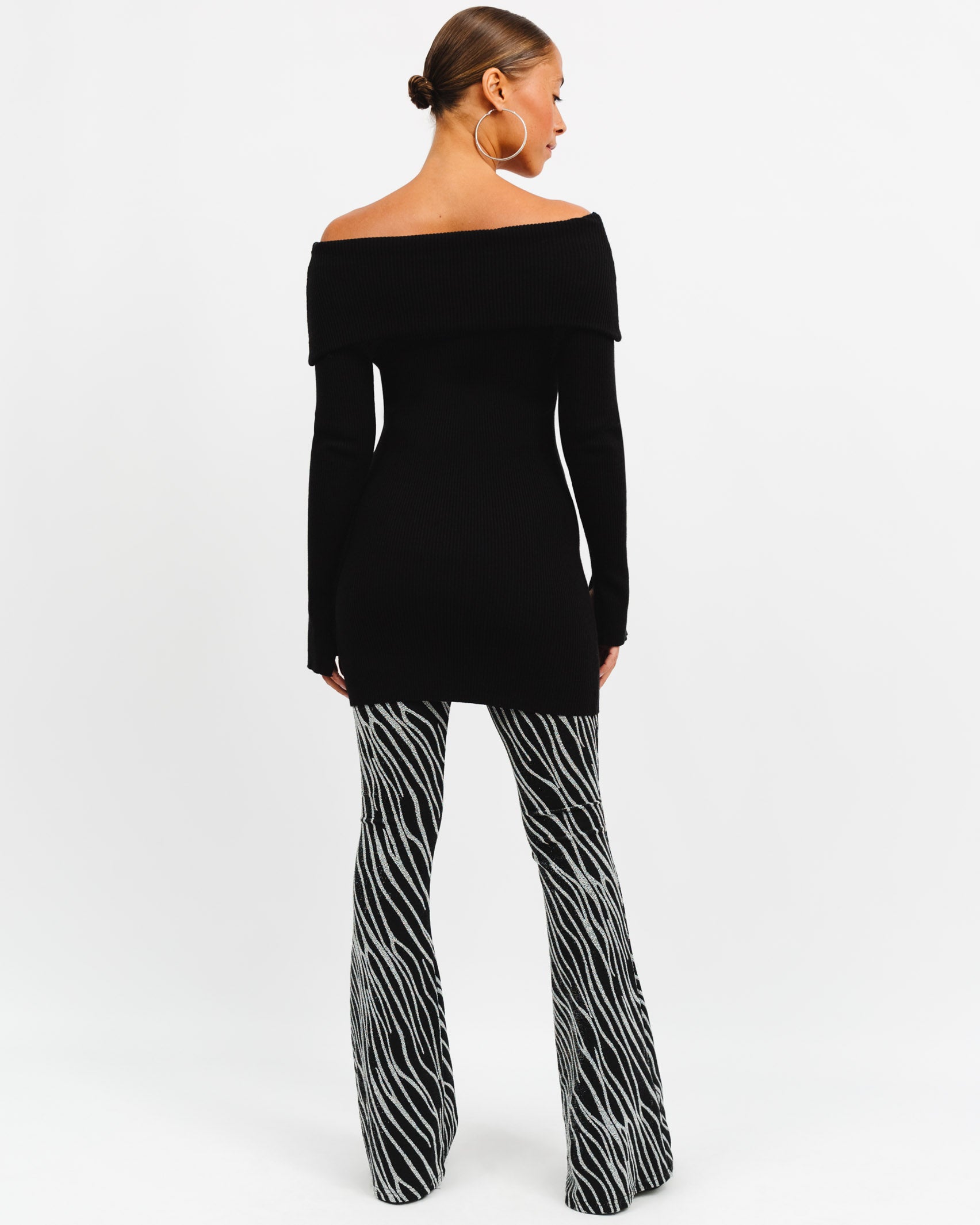 Off-Shoulder Strickkleid - Broke + Schön