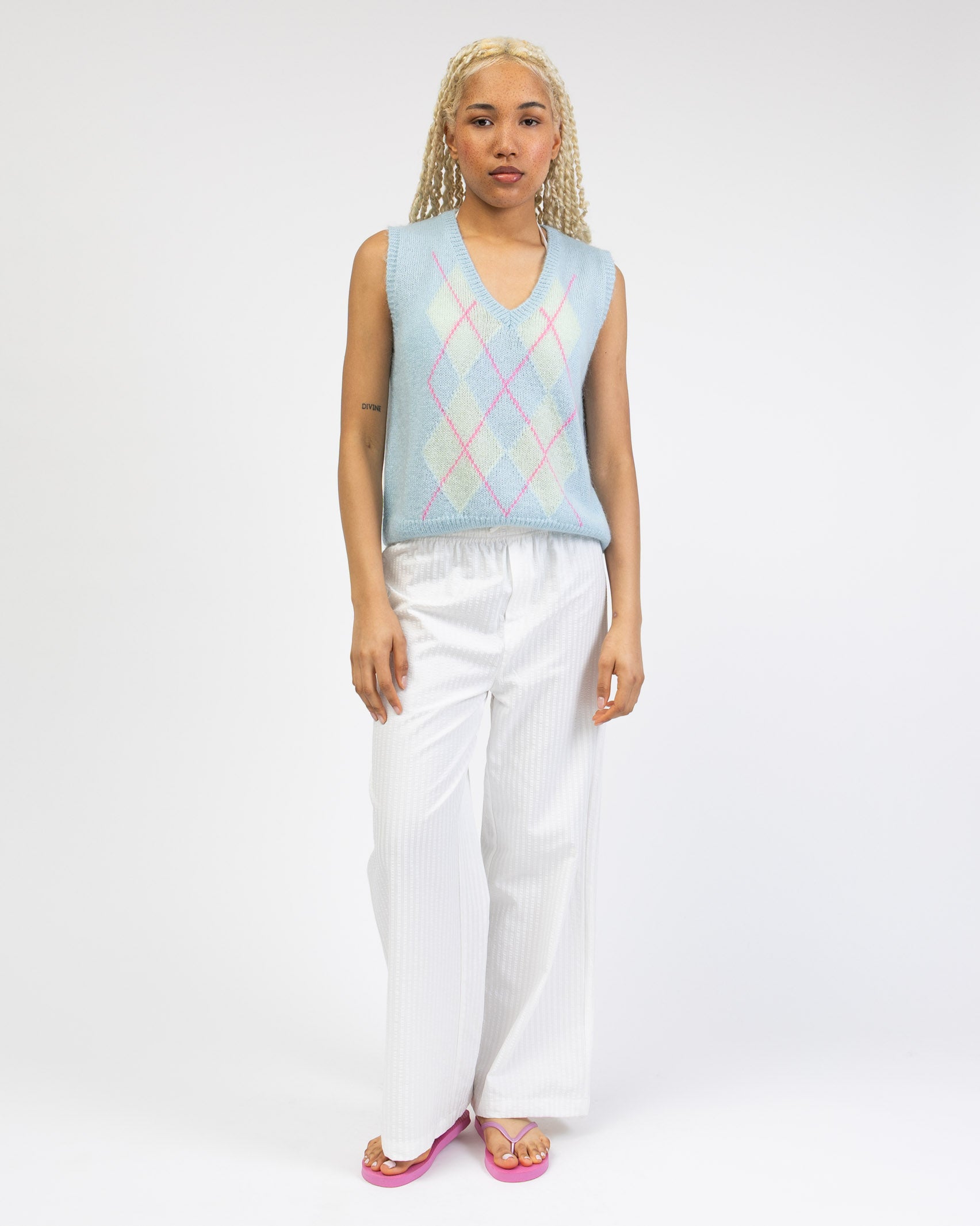 Pullunder mit Argyle Muster