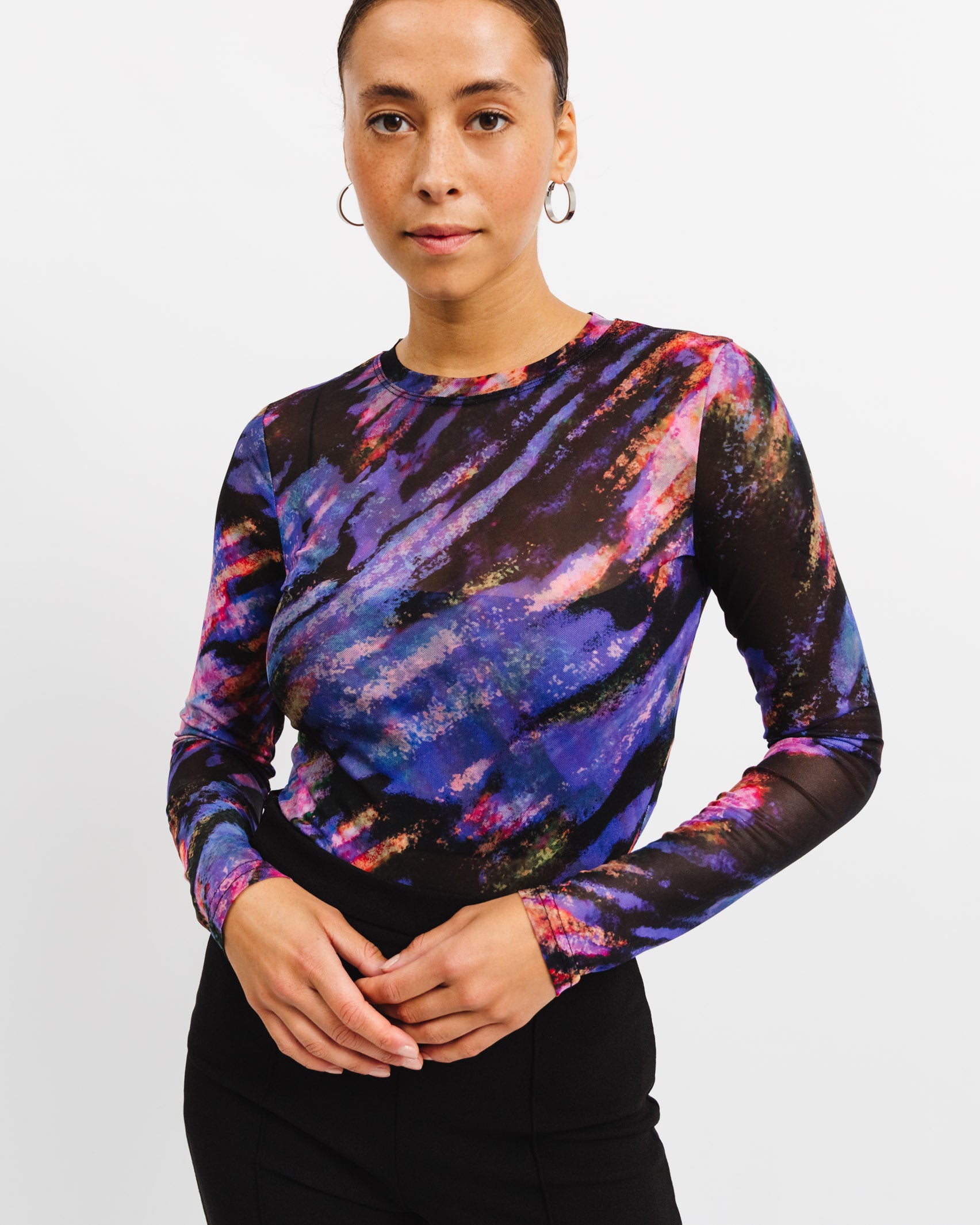 Langarm Body in Lilatönen - Broke + Schön