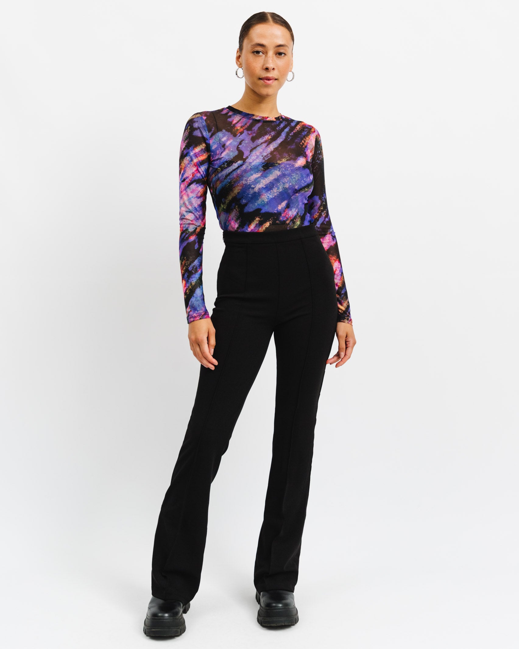 Langarm Body in Lilatönen - Broke + Schön