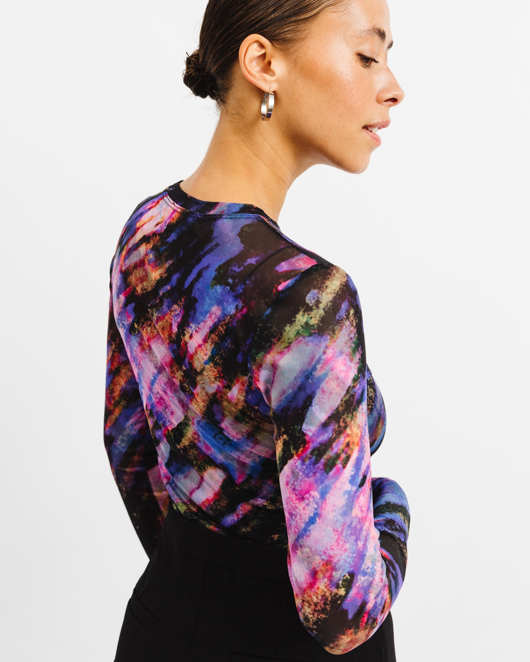 Langarm Body in Lilatönen - Broke + Schön