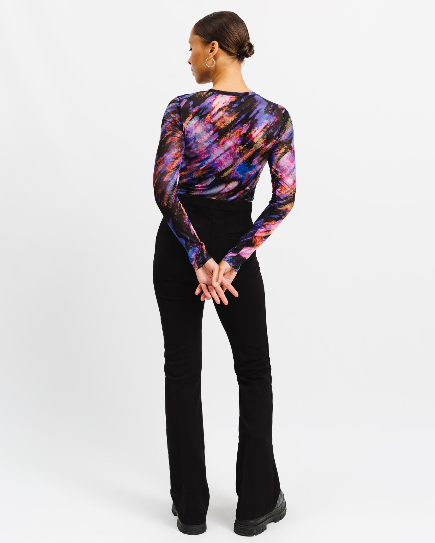 Langarm Body in Lilatönen - Broke + Schön