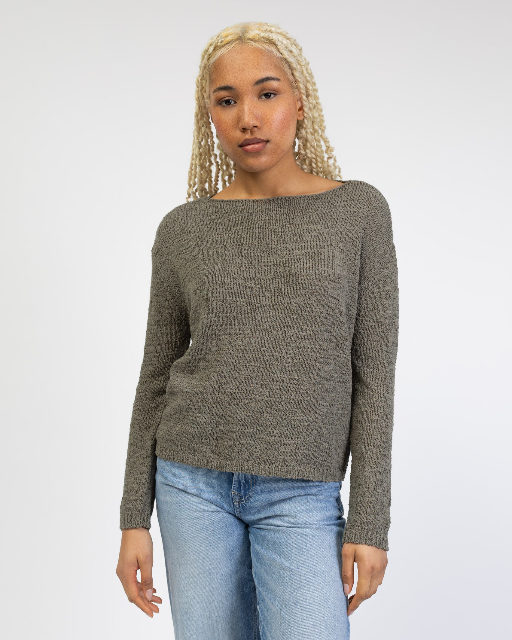 Pullover mit Waffelmuster