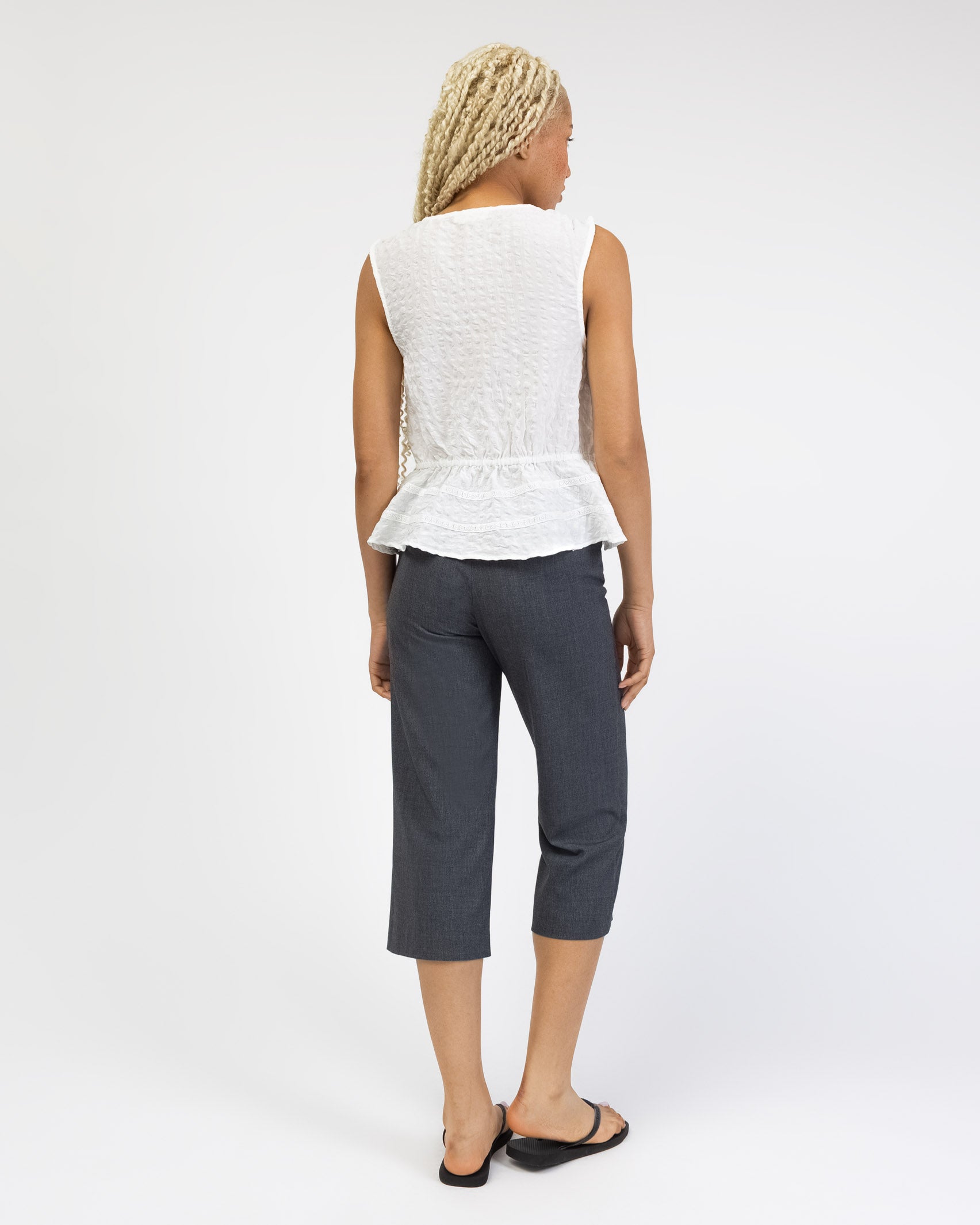 Ärmellose Boho Bluse