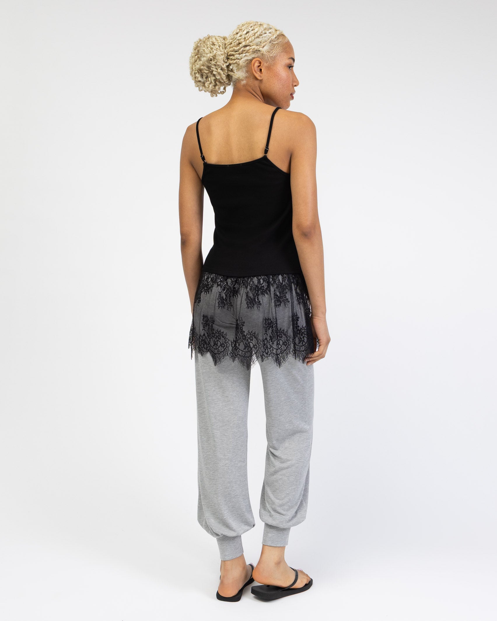 Layering Top mit Spitze