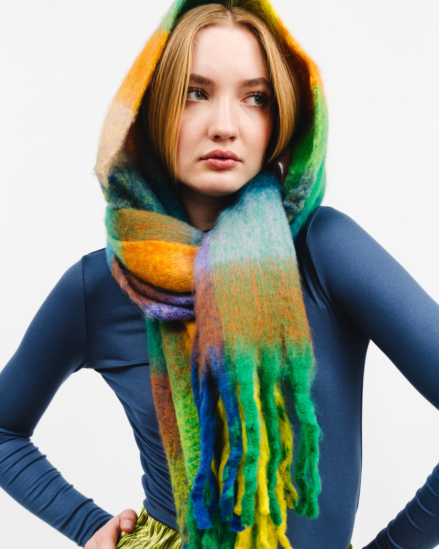 Weicher Schal mit Fransen - Broke + Schön