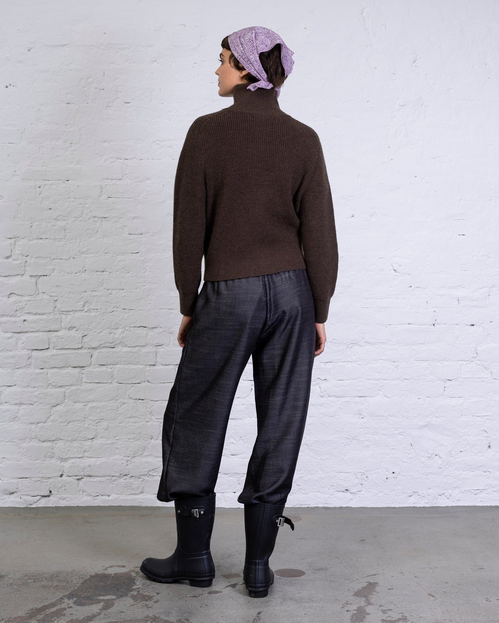 Strukturierte Strickjacke mit Doppel-Reißverschluss