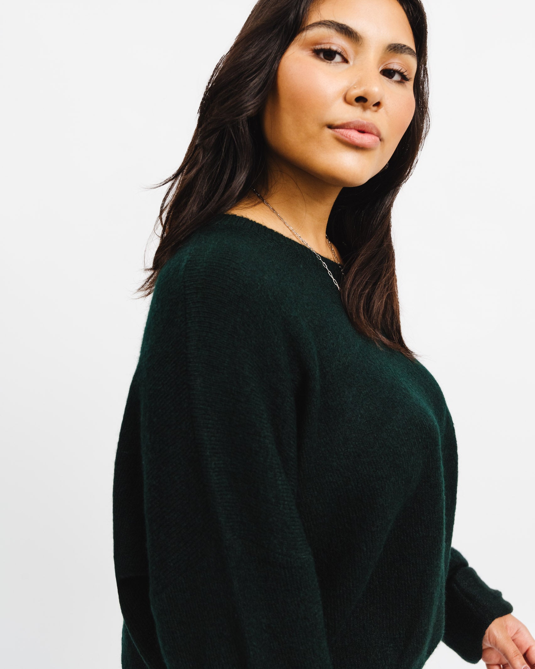 Weicher Pullover mit überlangen Ärmeln - Broke + Schön