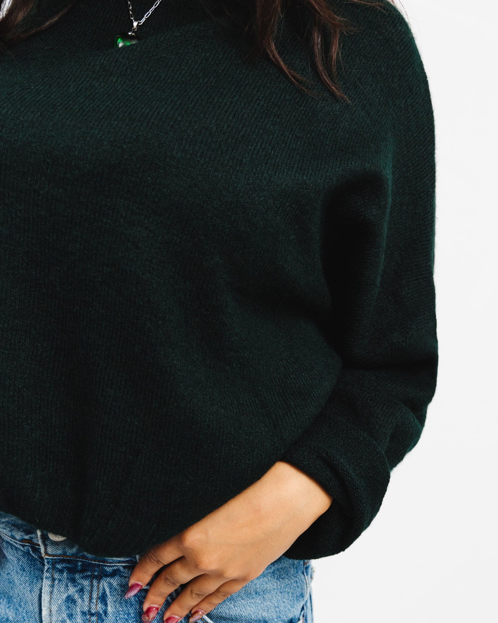 Weicher Pullover mit überlangen Ärmeln - Broke + Schön