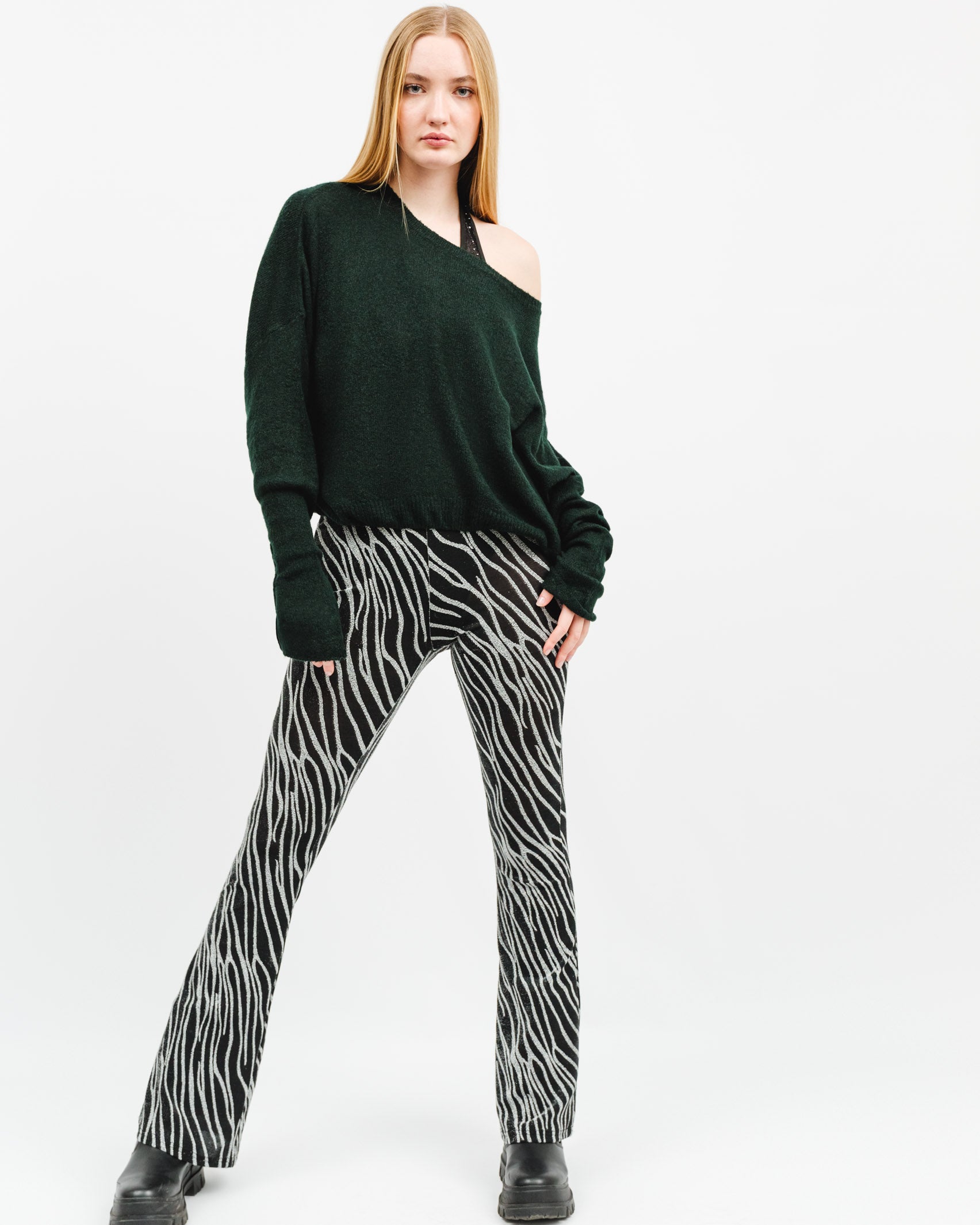 Weicher Pullover mit überlangen Ärmeln - Broke + Schön