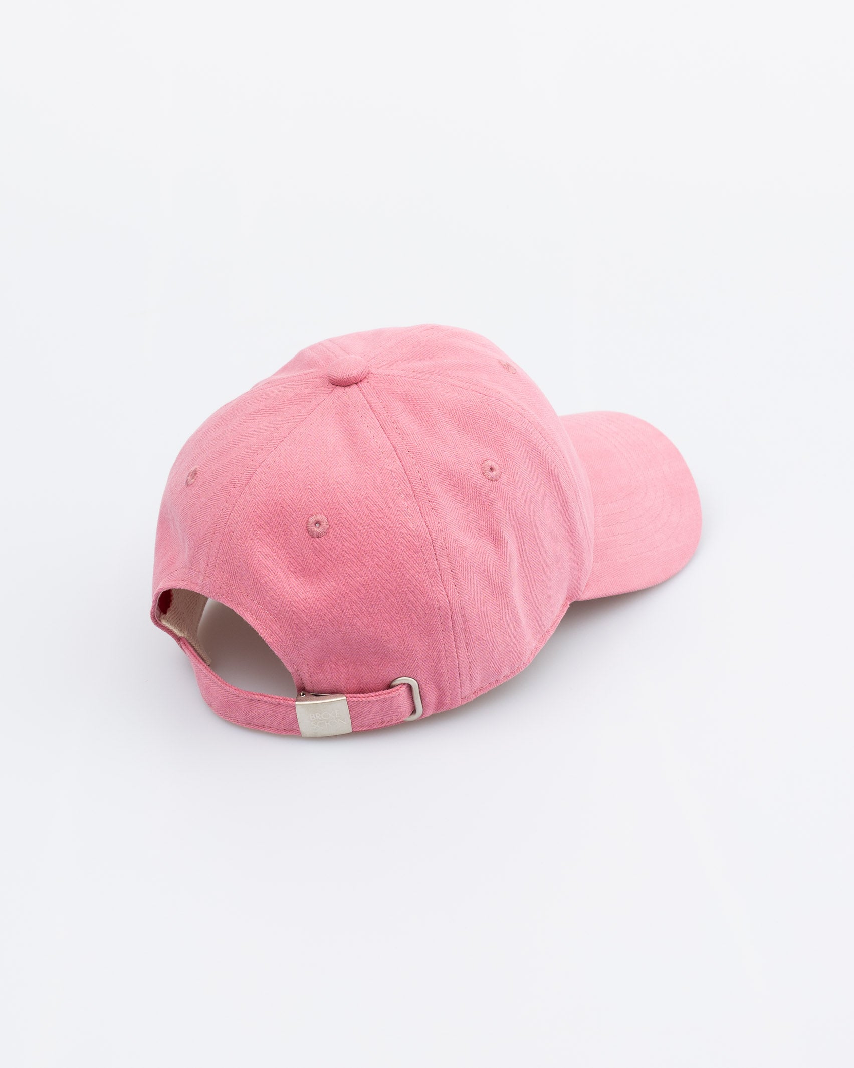 Pinke Cap mit rotem "Broke" Print