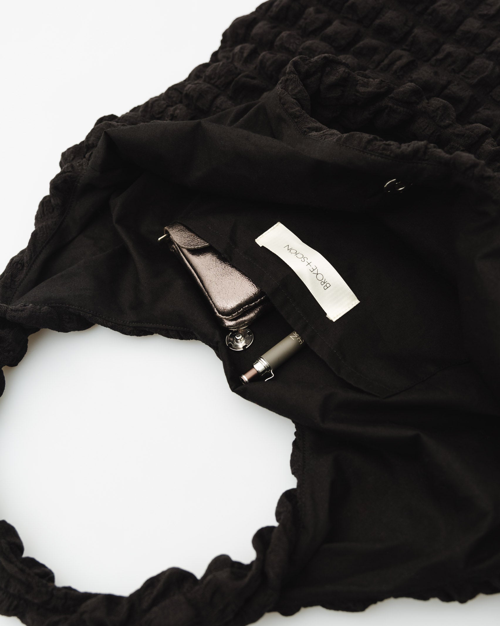 Stofftasche in Bubble Optik - Broke + Schön