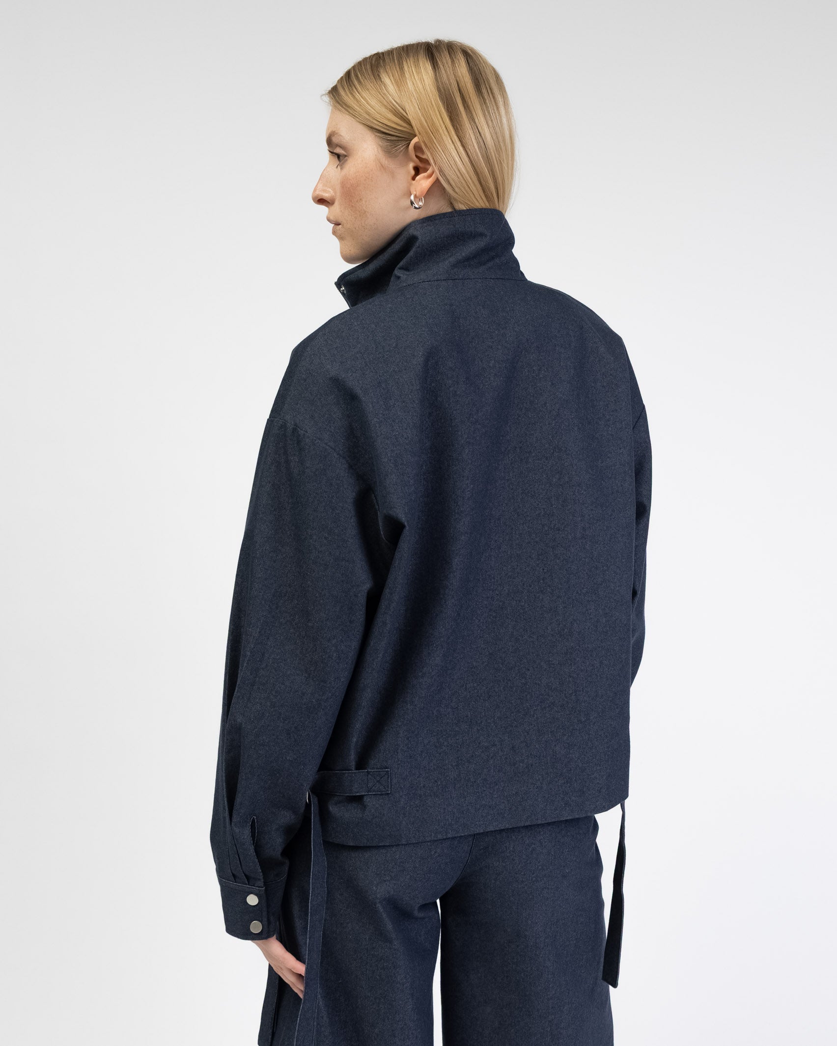 Jeans Jacke mit Schnallendetails