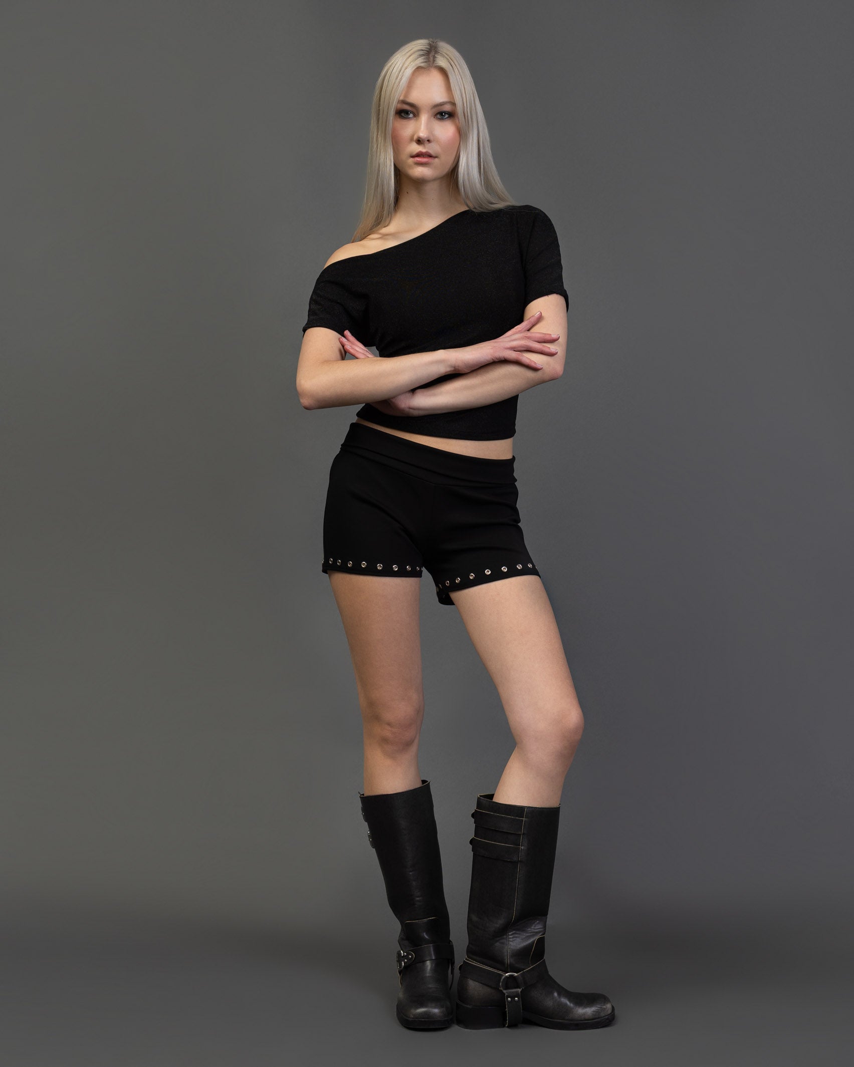 Microshorts mit Ösen