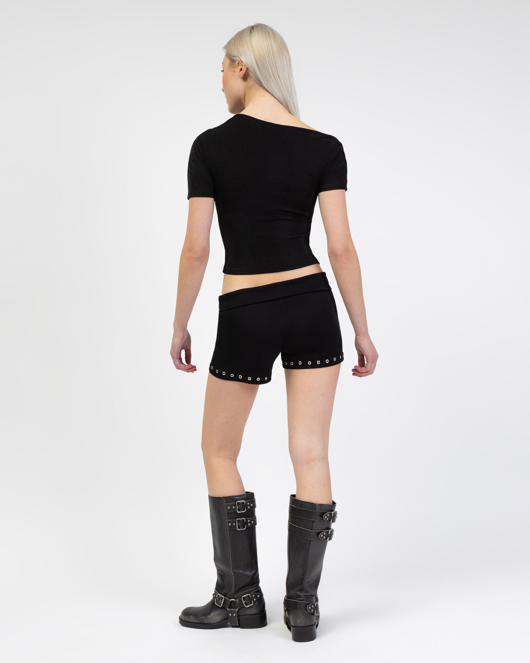 Microshorts mit Ösen