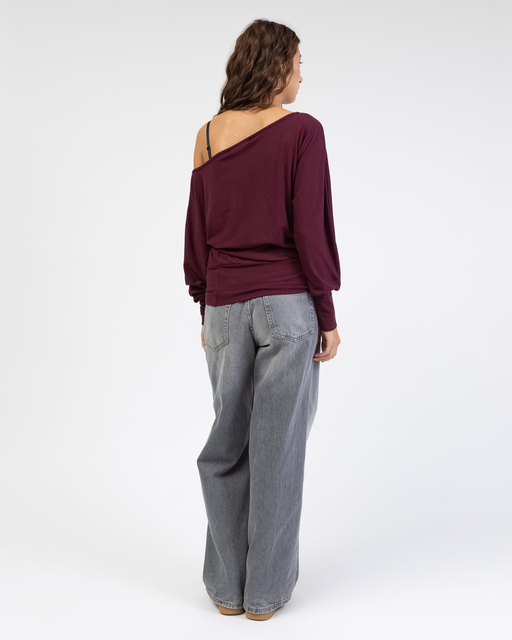 Offshoulder Langarmshirt