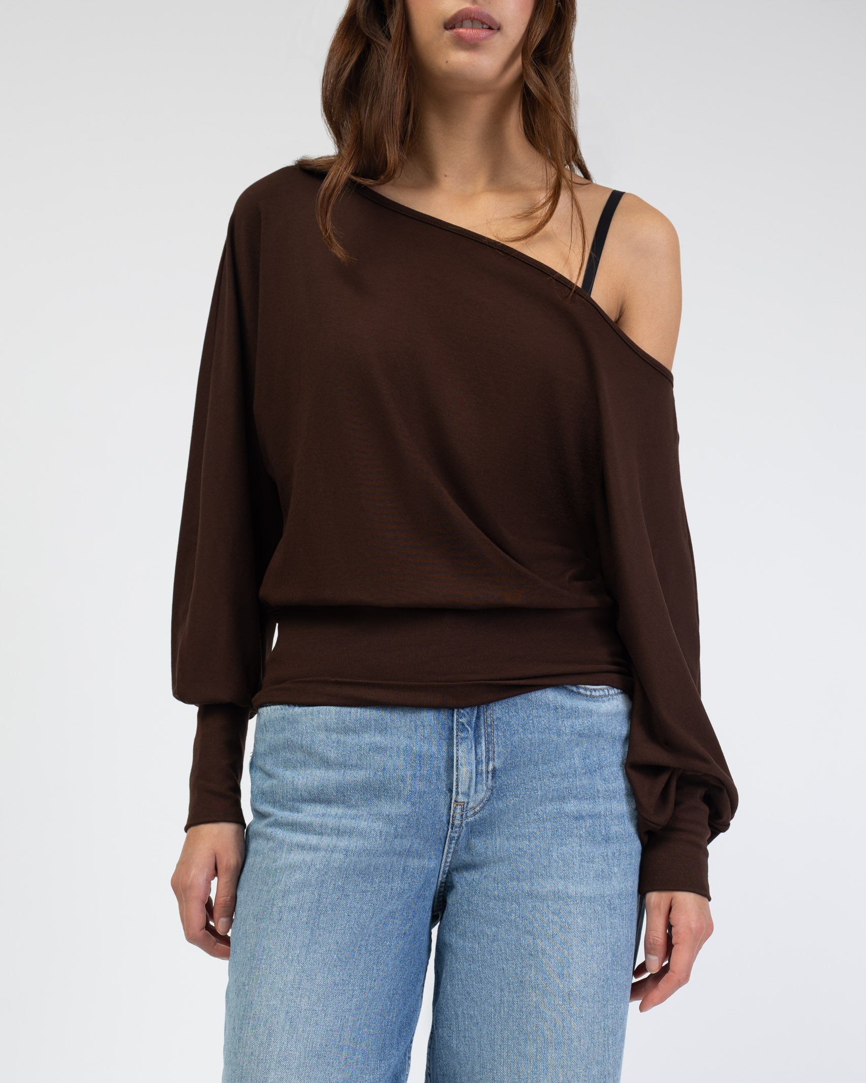 Offshoulder Langarmshirt