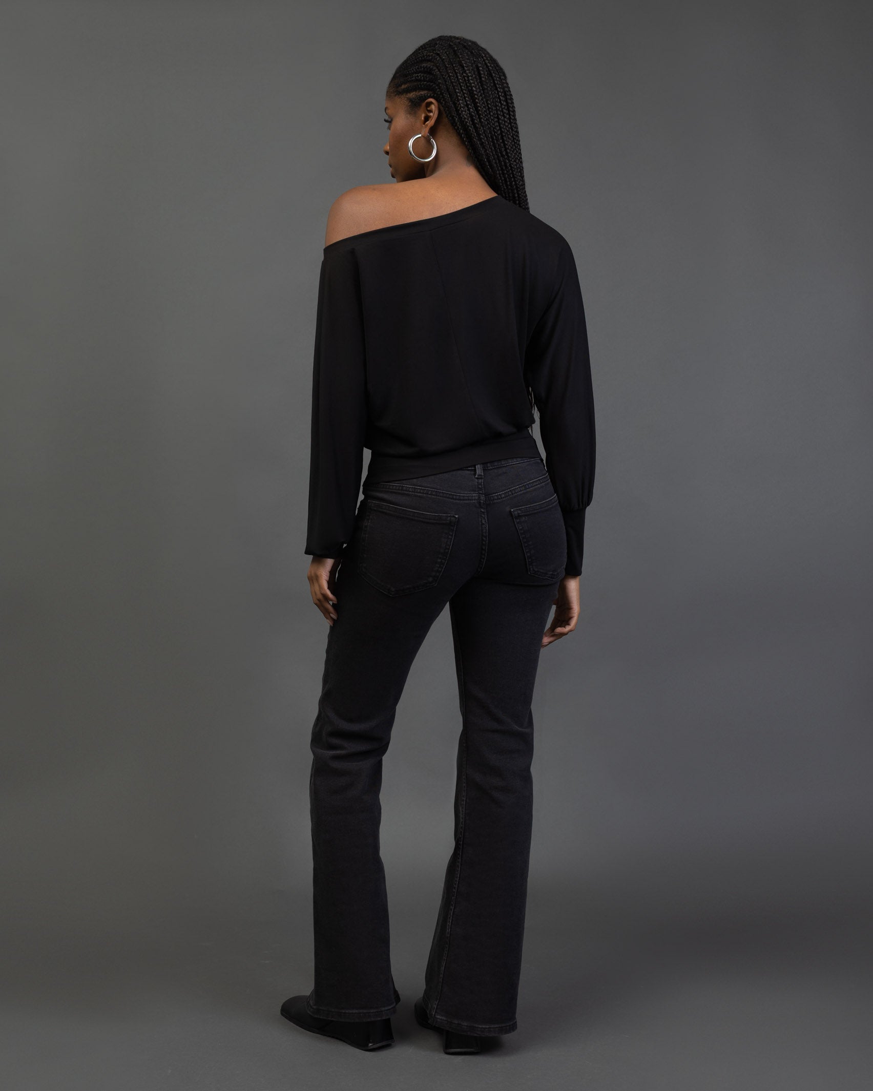 Offshoulder Langarmshirt