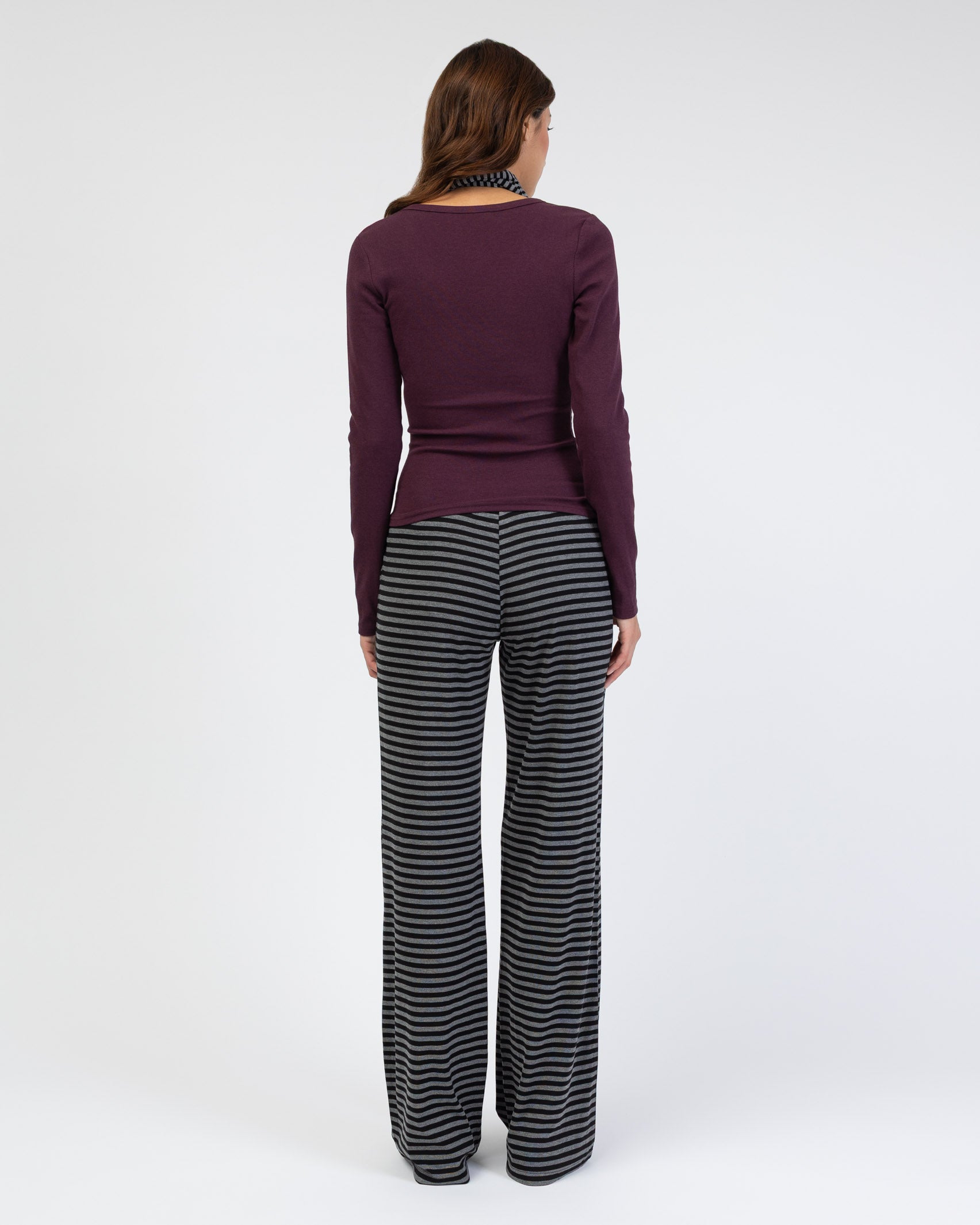 Longshirt mit V-Ausschnitt