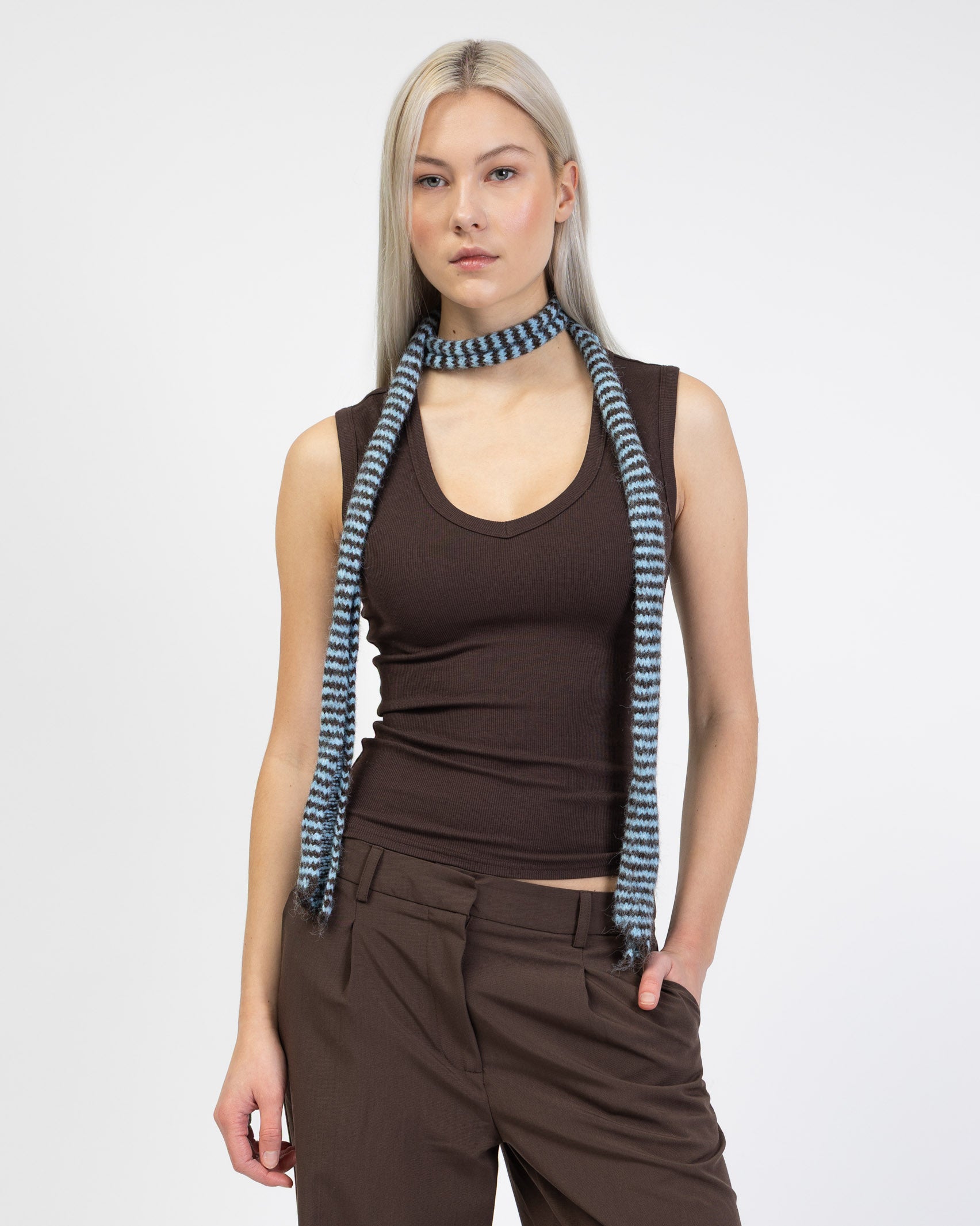 Top mit V-Ausschnitt