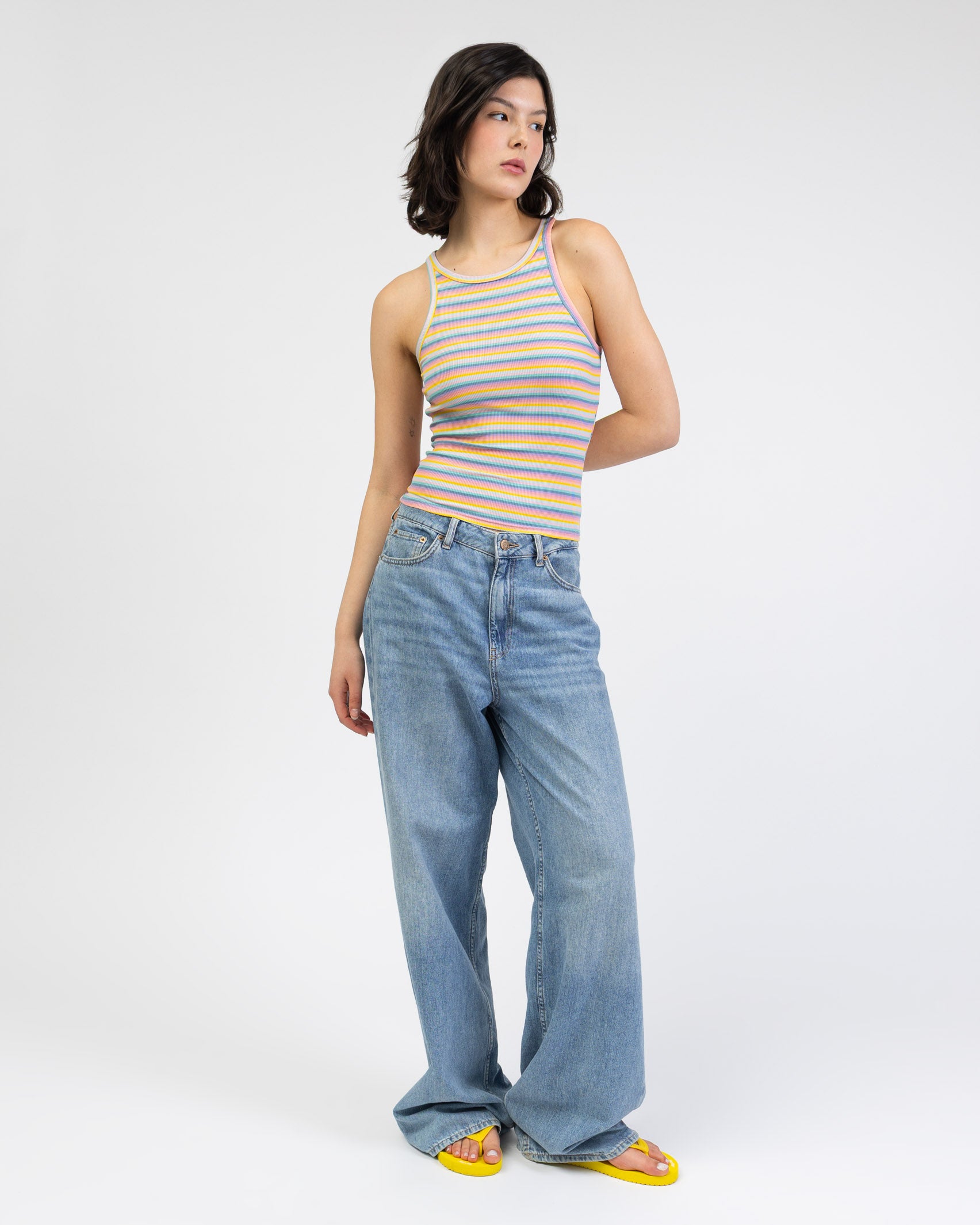 Tanktop in Regenbogenfarben