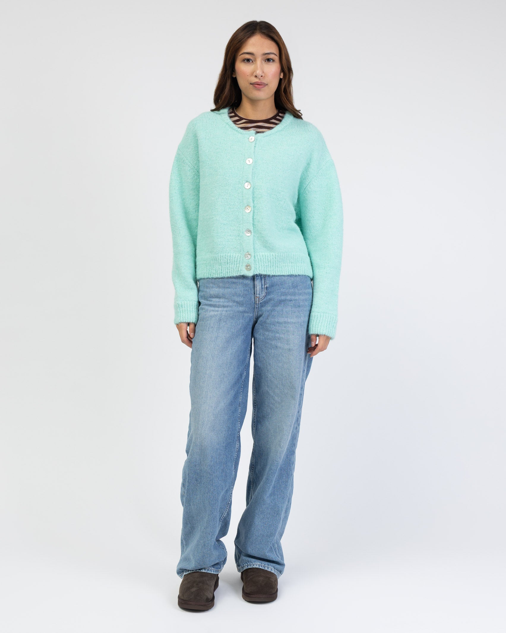 Strickjacke mit weichem Material