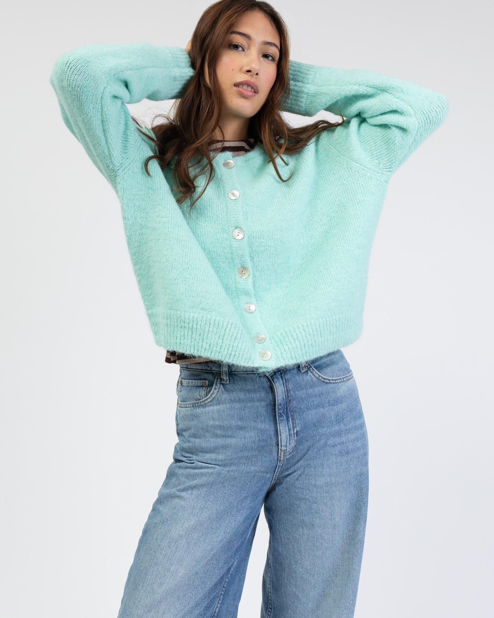 Strickjacke mit weichem Material