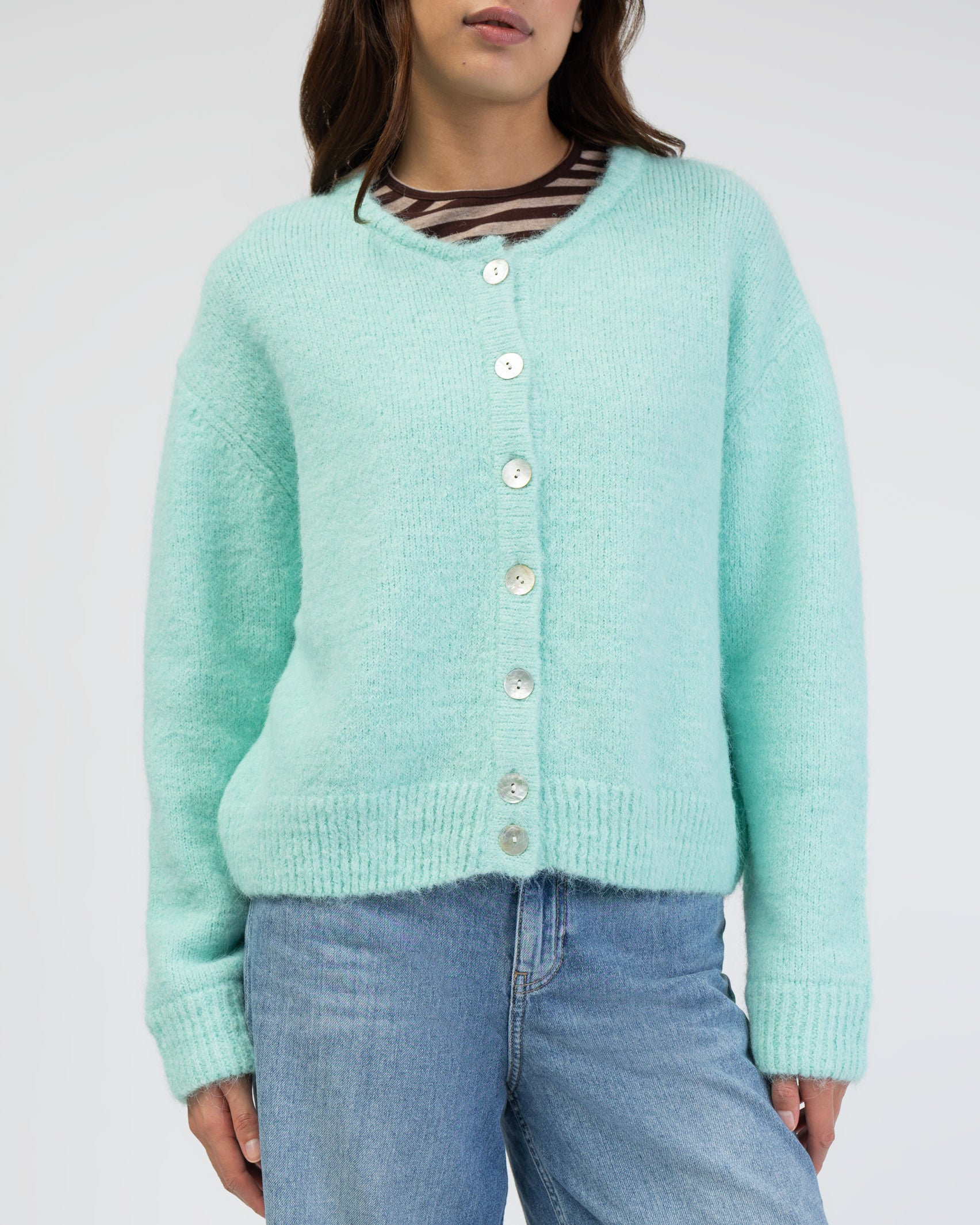 Strickjacke mit weichem Material