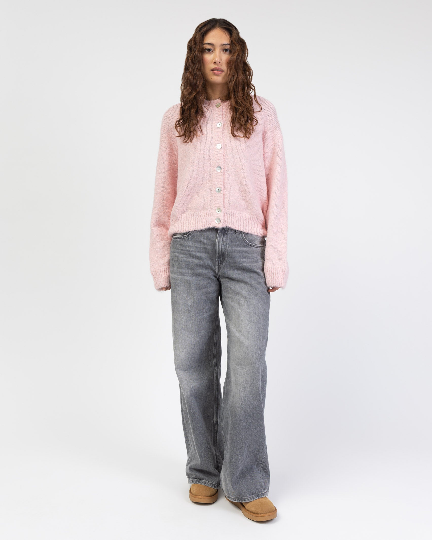 Strickjacke mit weichem Material