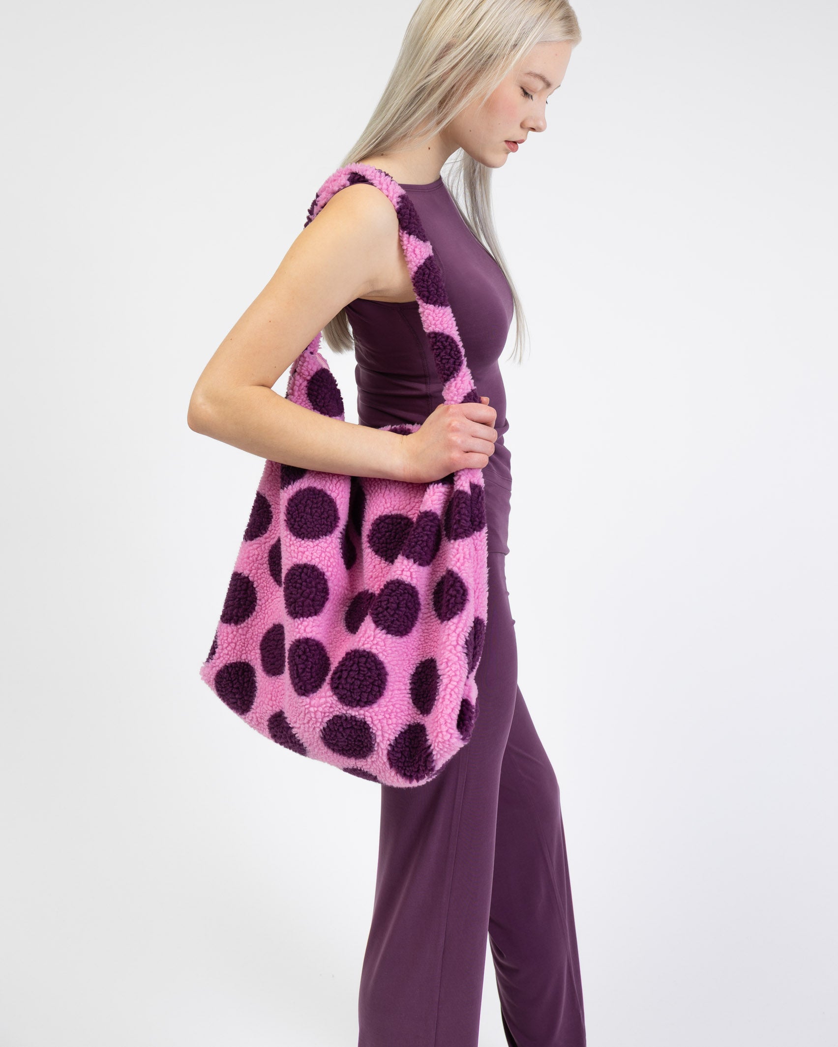 Teddy Tasche mit Punkten